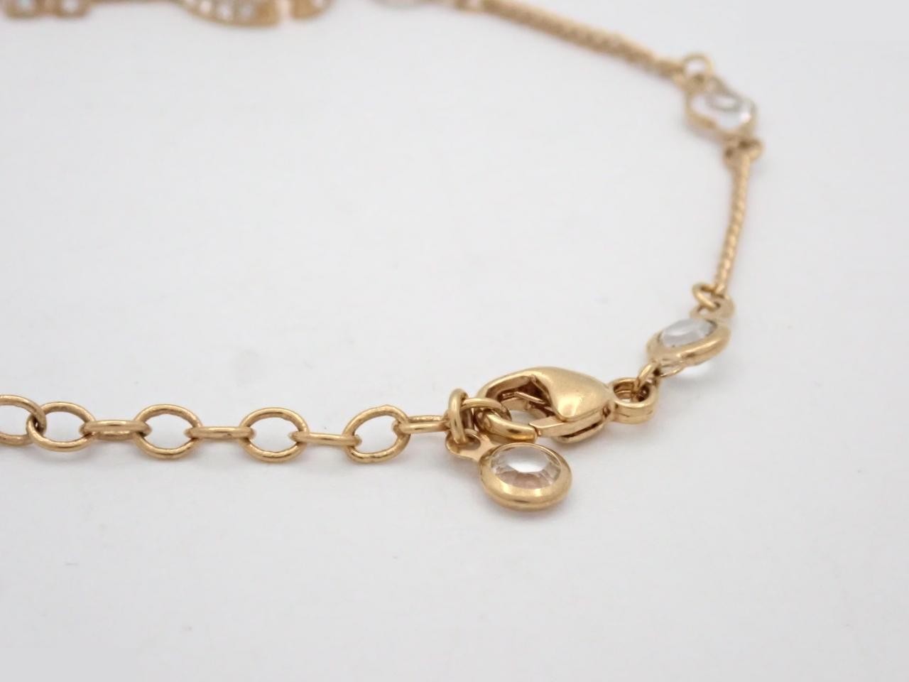 645623 Double G Key Bracelet, Wrist size approximately 18cm — view 3