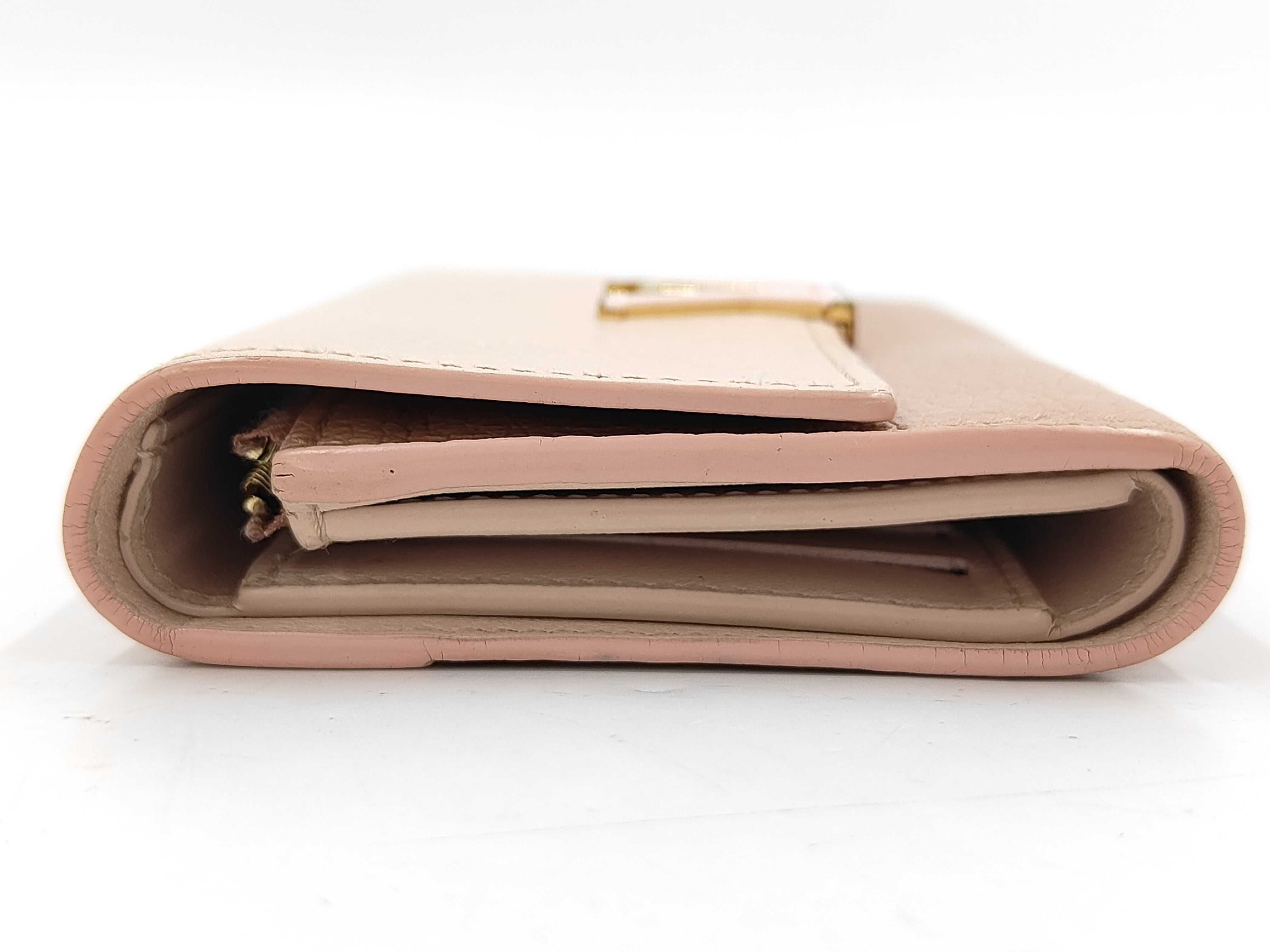 Capucines Compact Pink Wallet — view 11