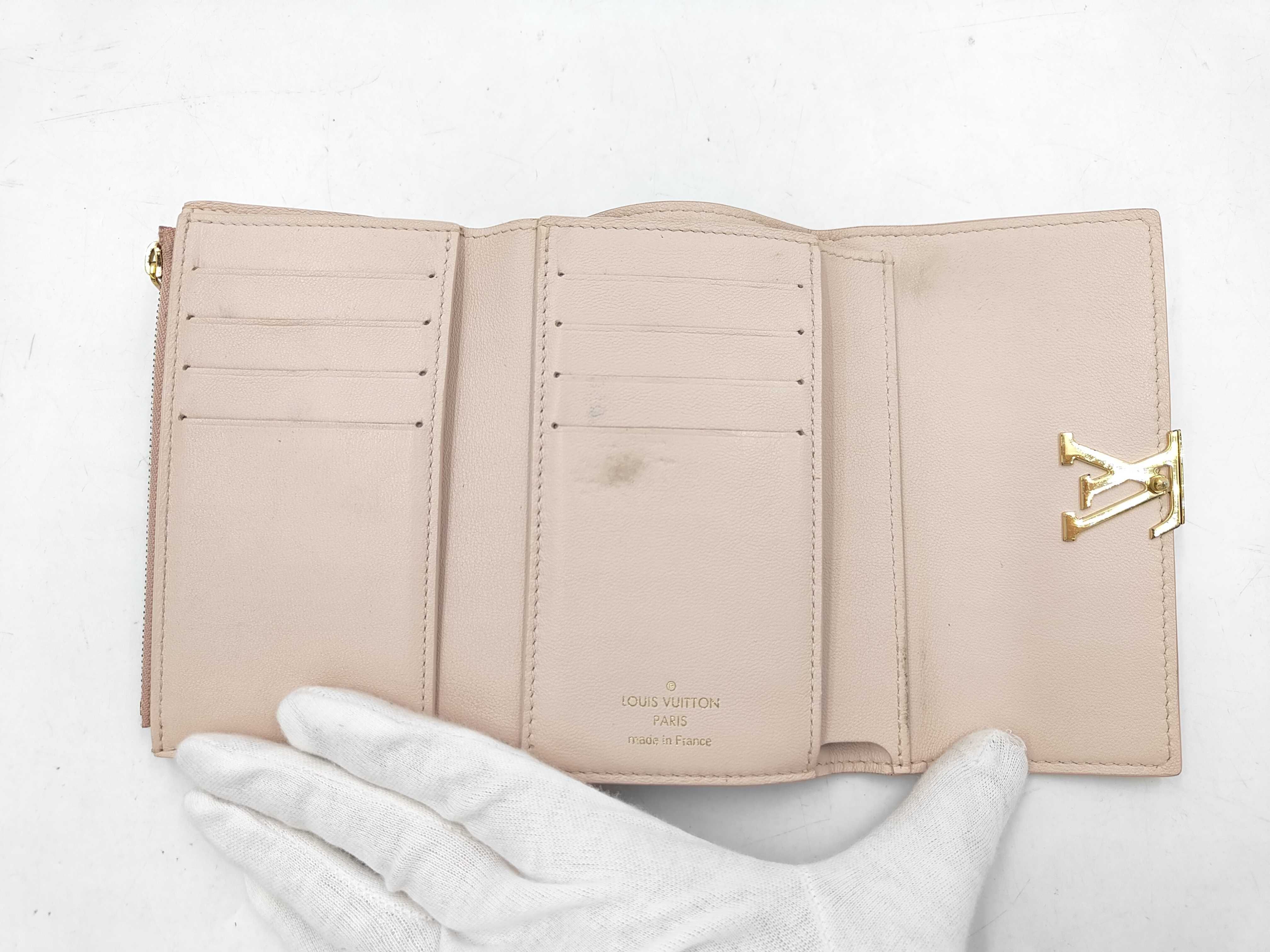 Capucines Compact Pink Wallet — view 3