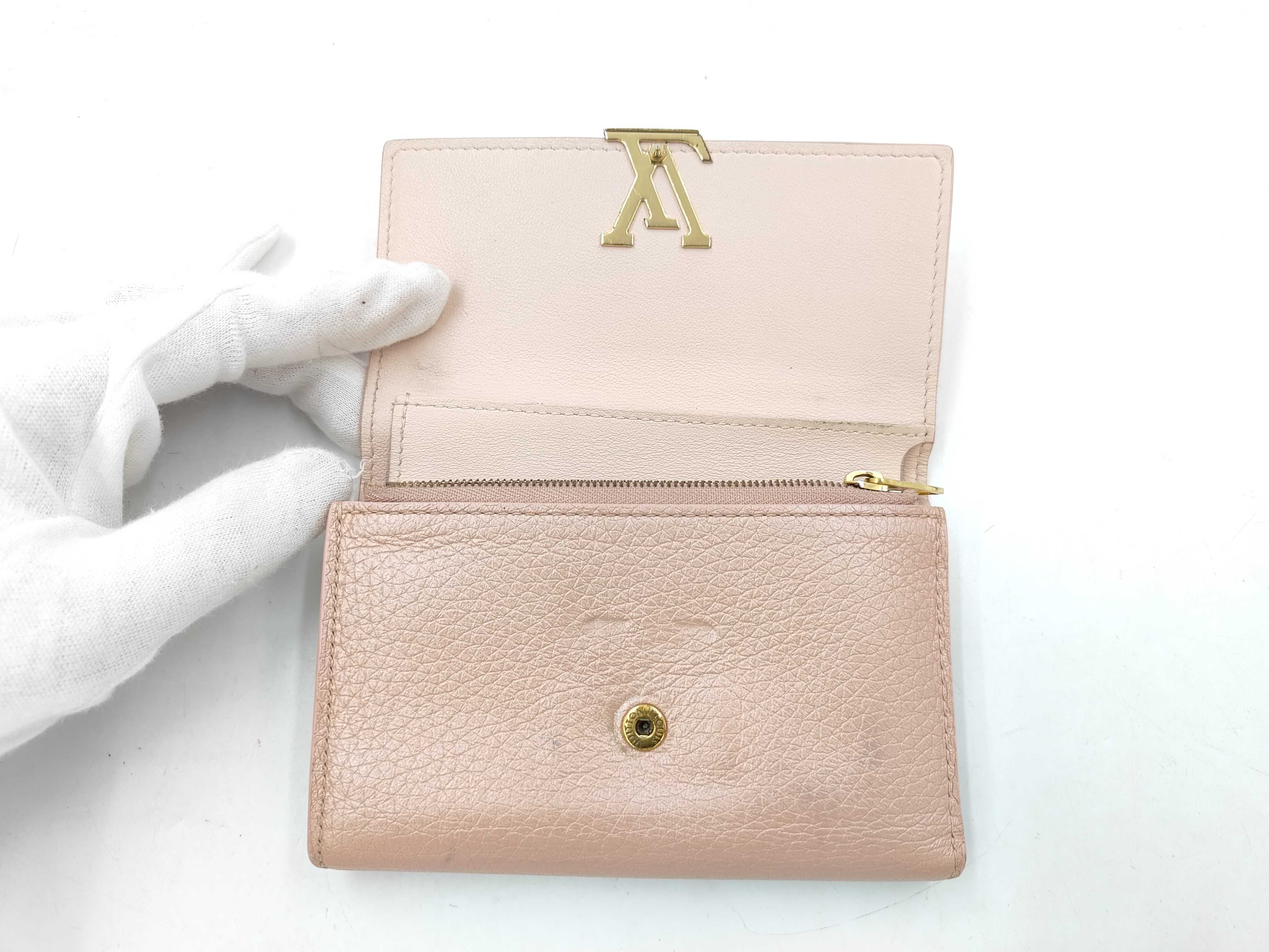 Capucines Compact Pink Wallet — view 6