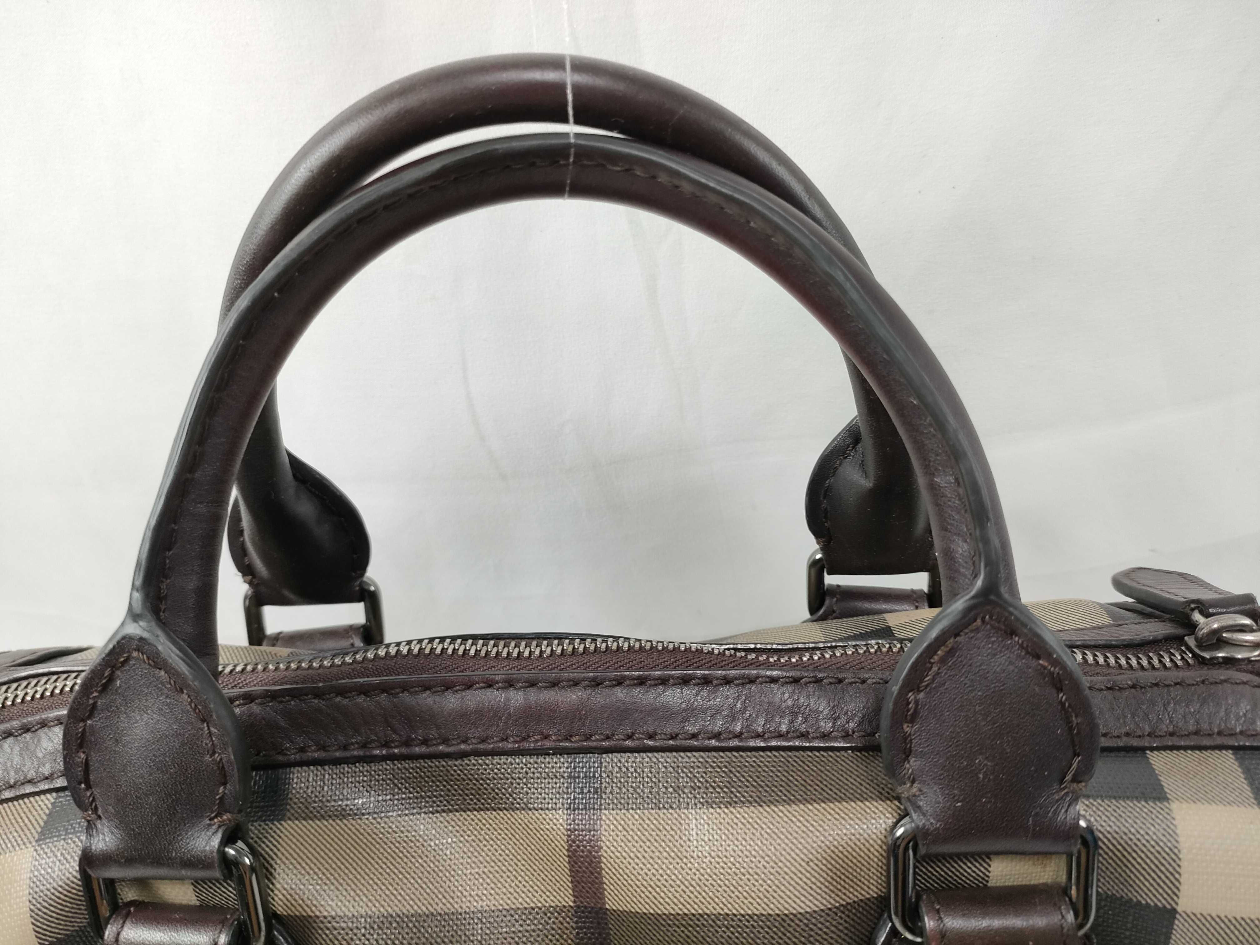 Grey Nova Check Boston Handbag — view 3