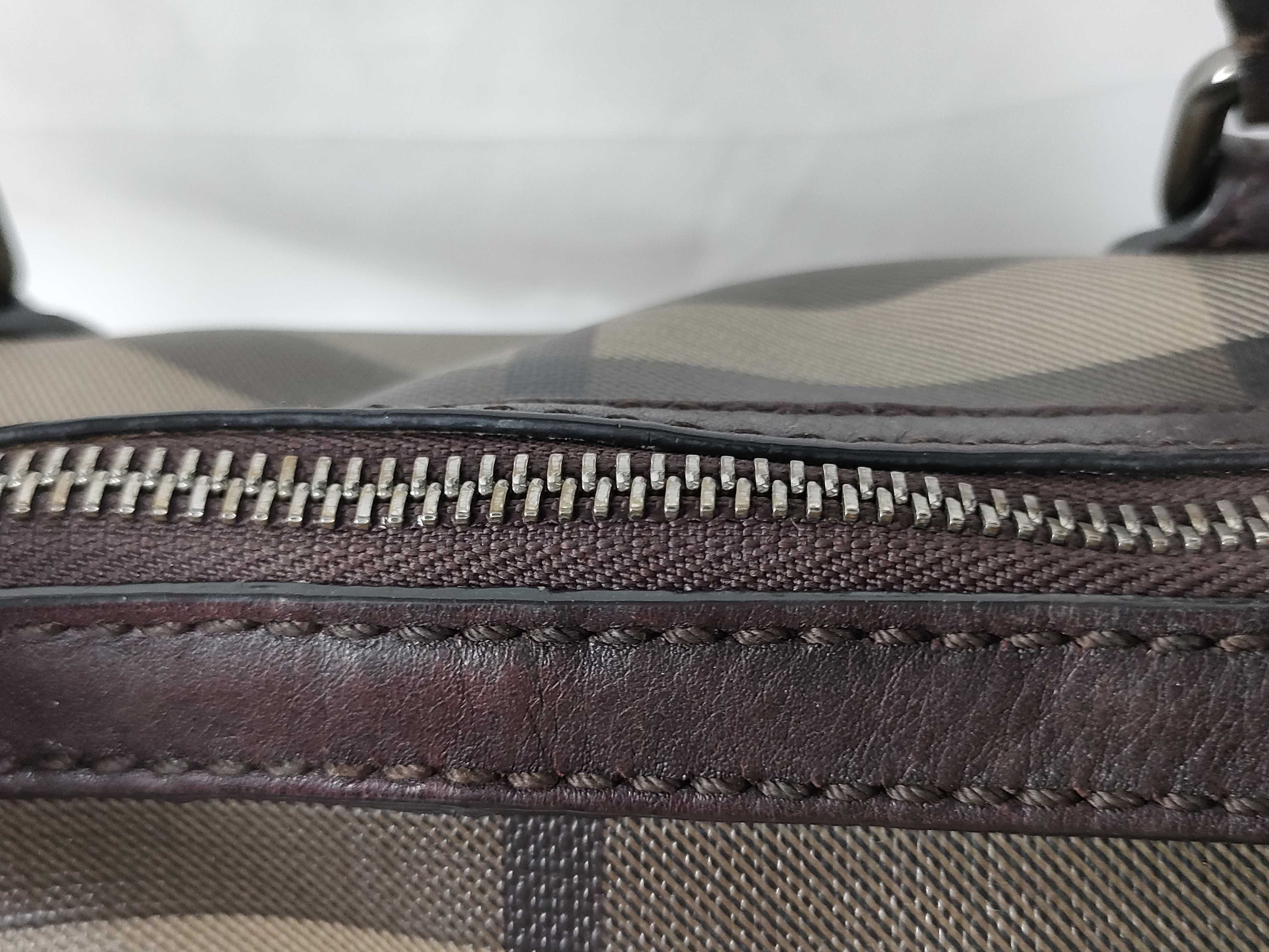 Grey Nova Check Boston Handbag — view 4