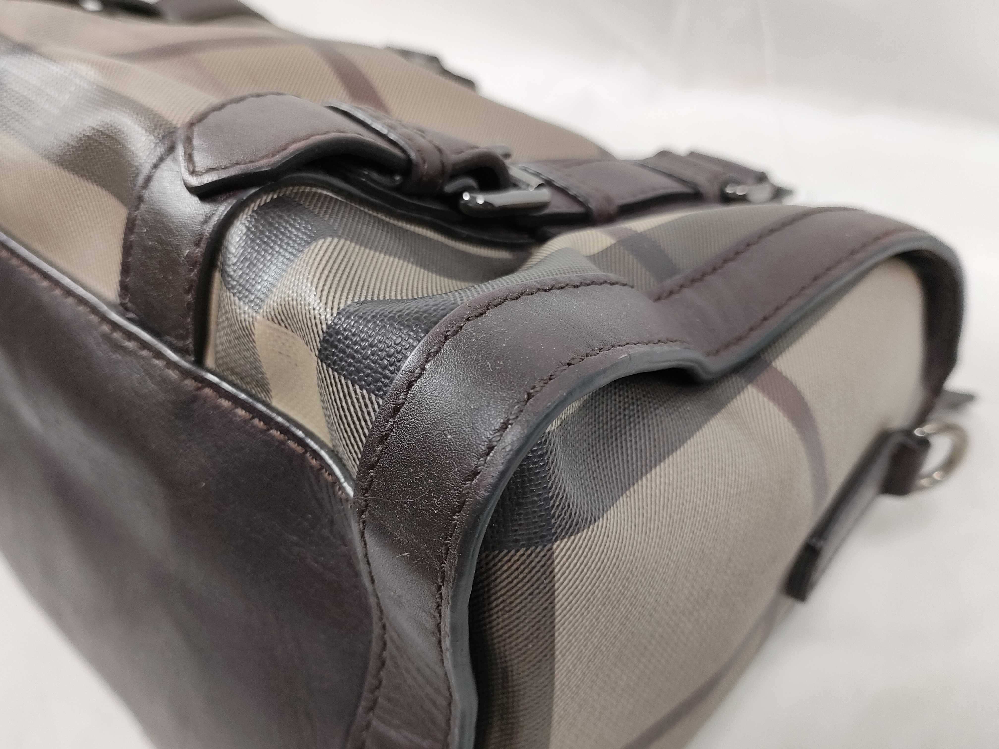Grey Nova Check Boston Handbag — view 8