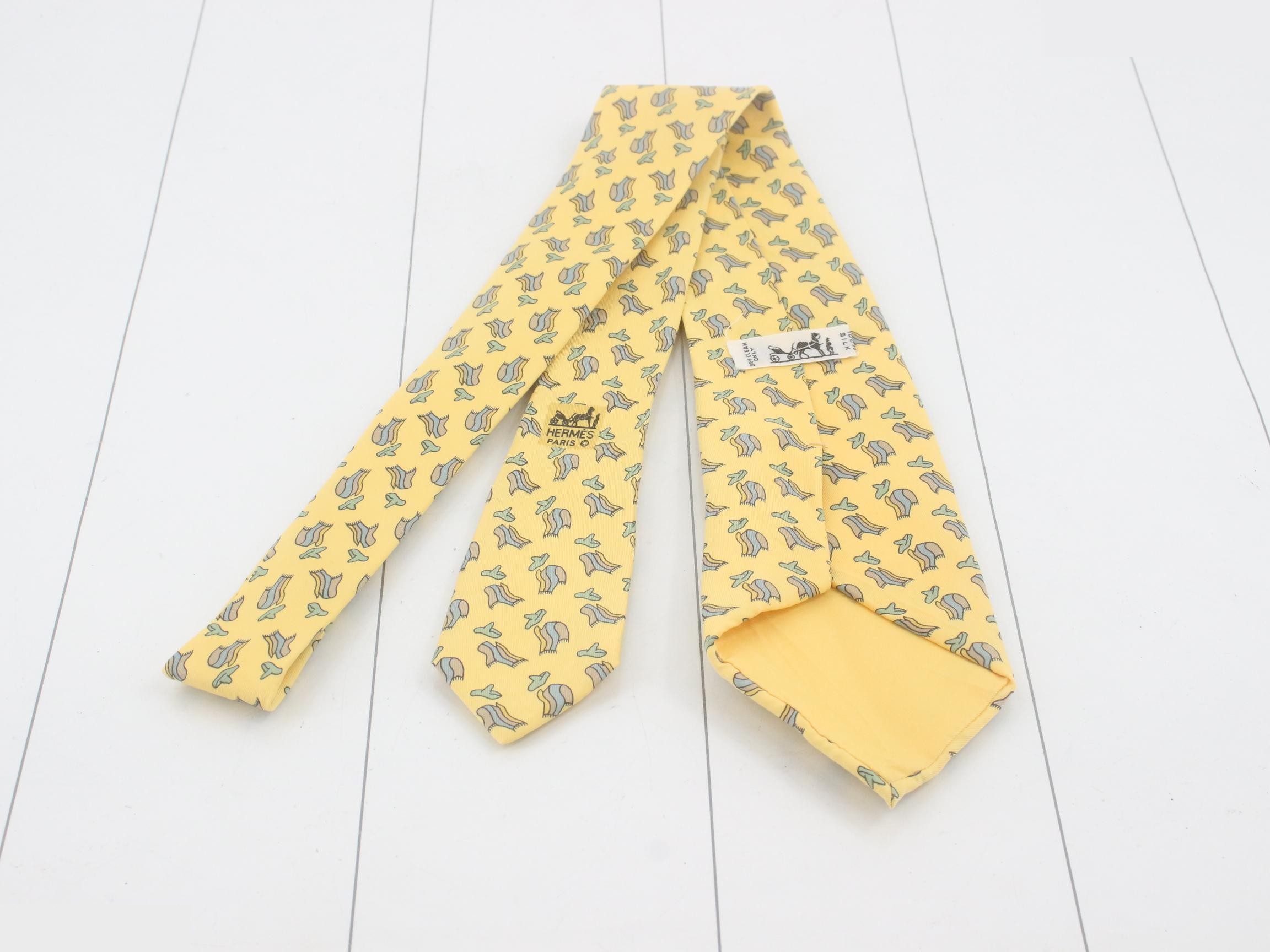 Necktie with tag — view 2