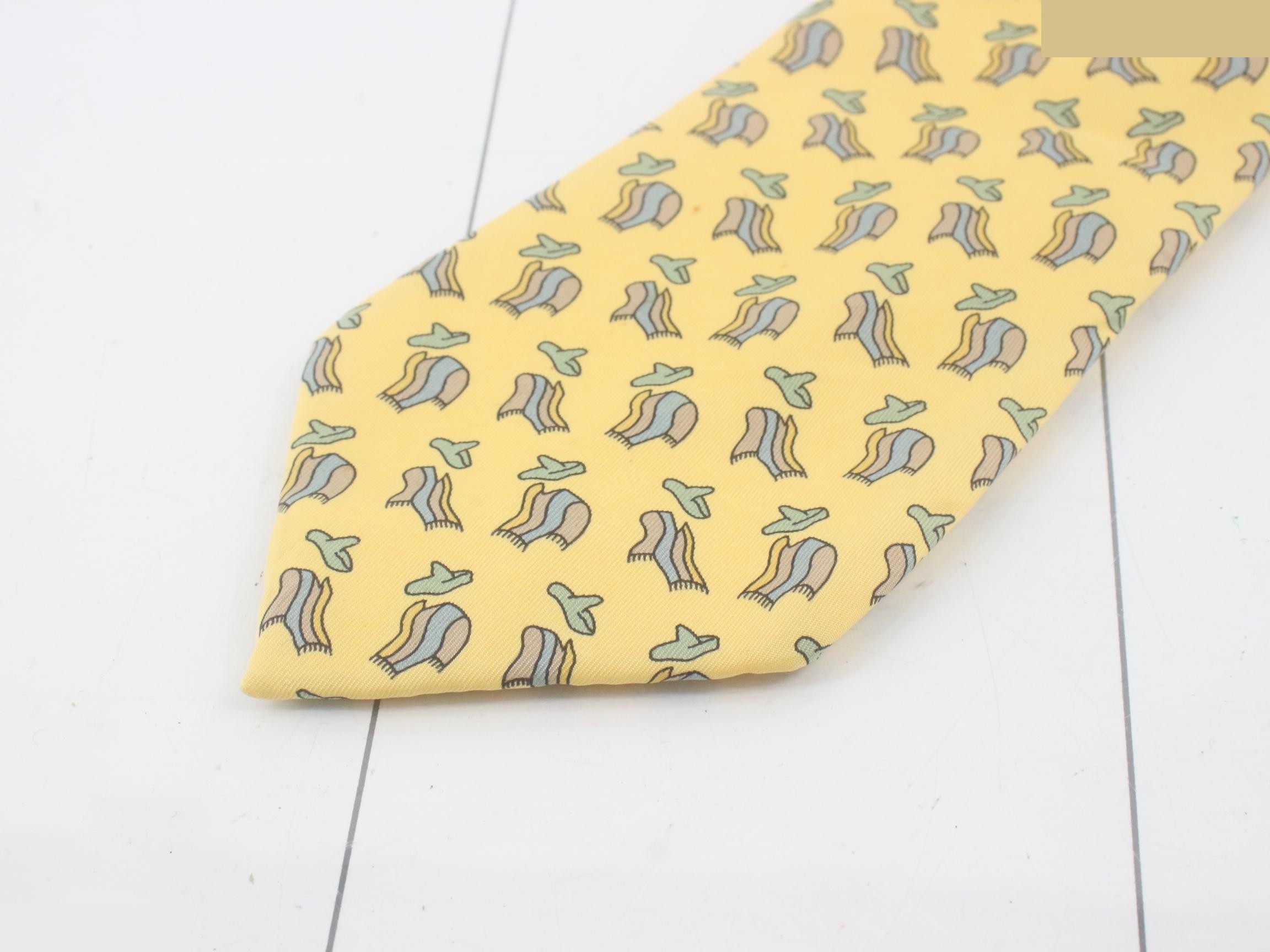 Necktie with tag — view 3