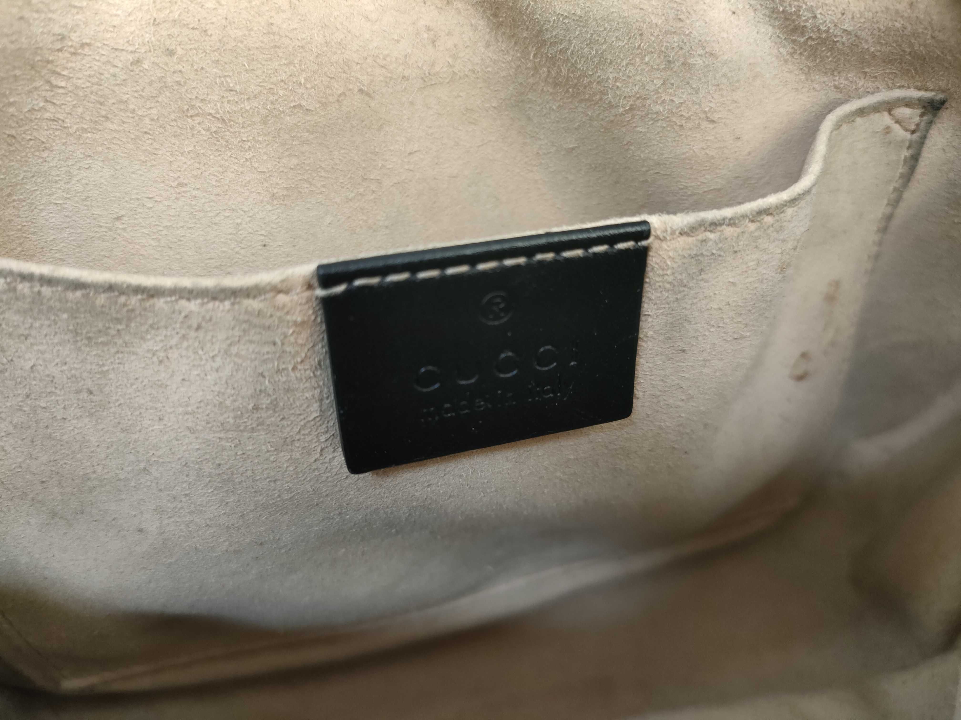 Marmont Quilted Shoulder Bag, Black — view 11