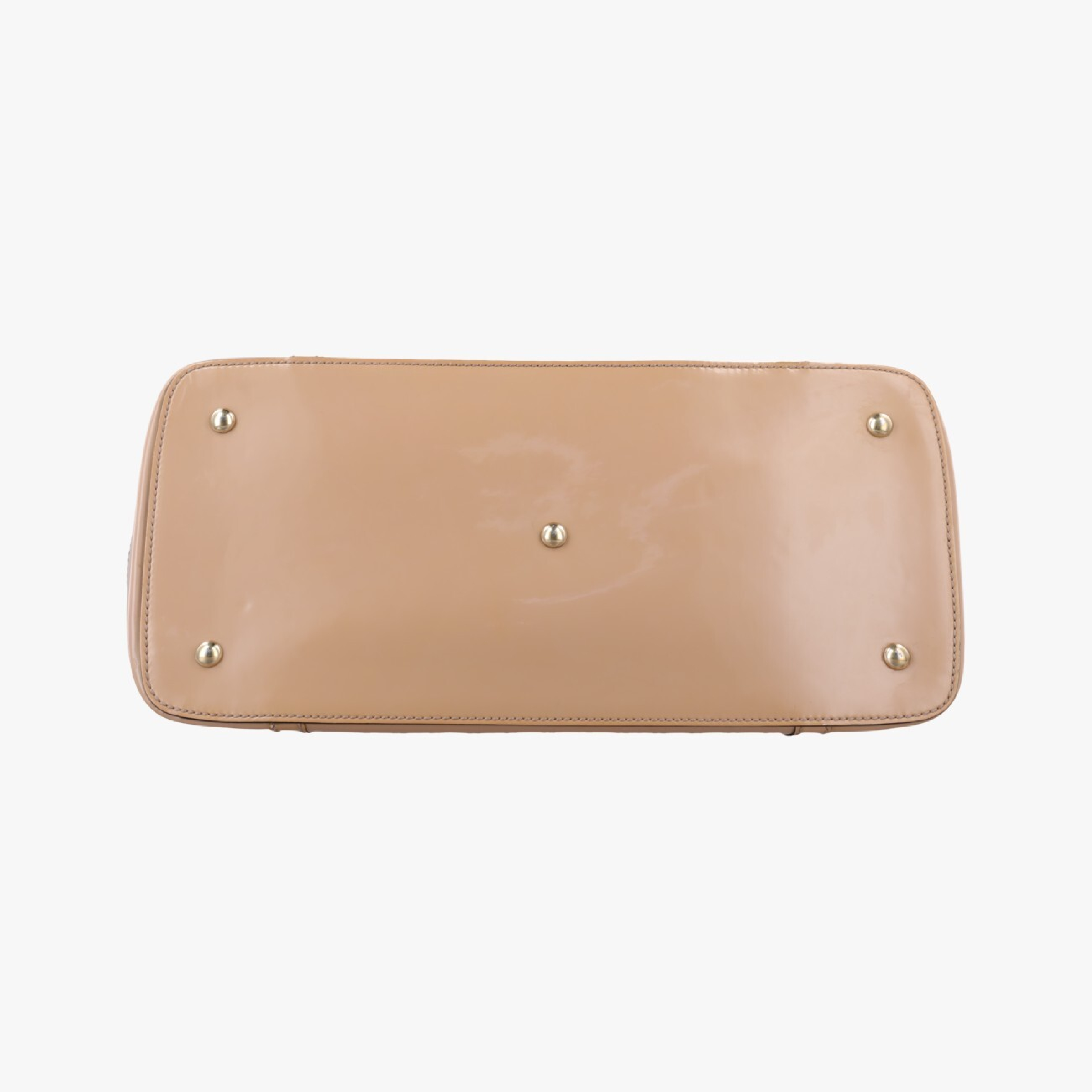 Microguccissima Beige Patent Leather Shoulder Bag 309614 D014105809 — view 3