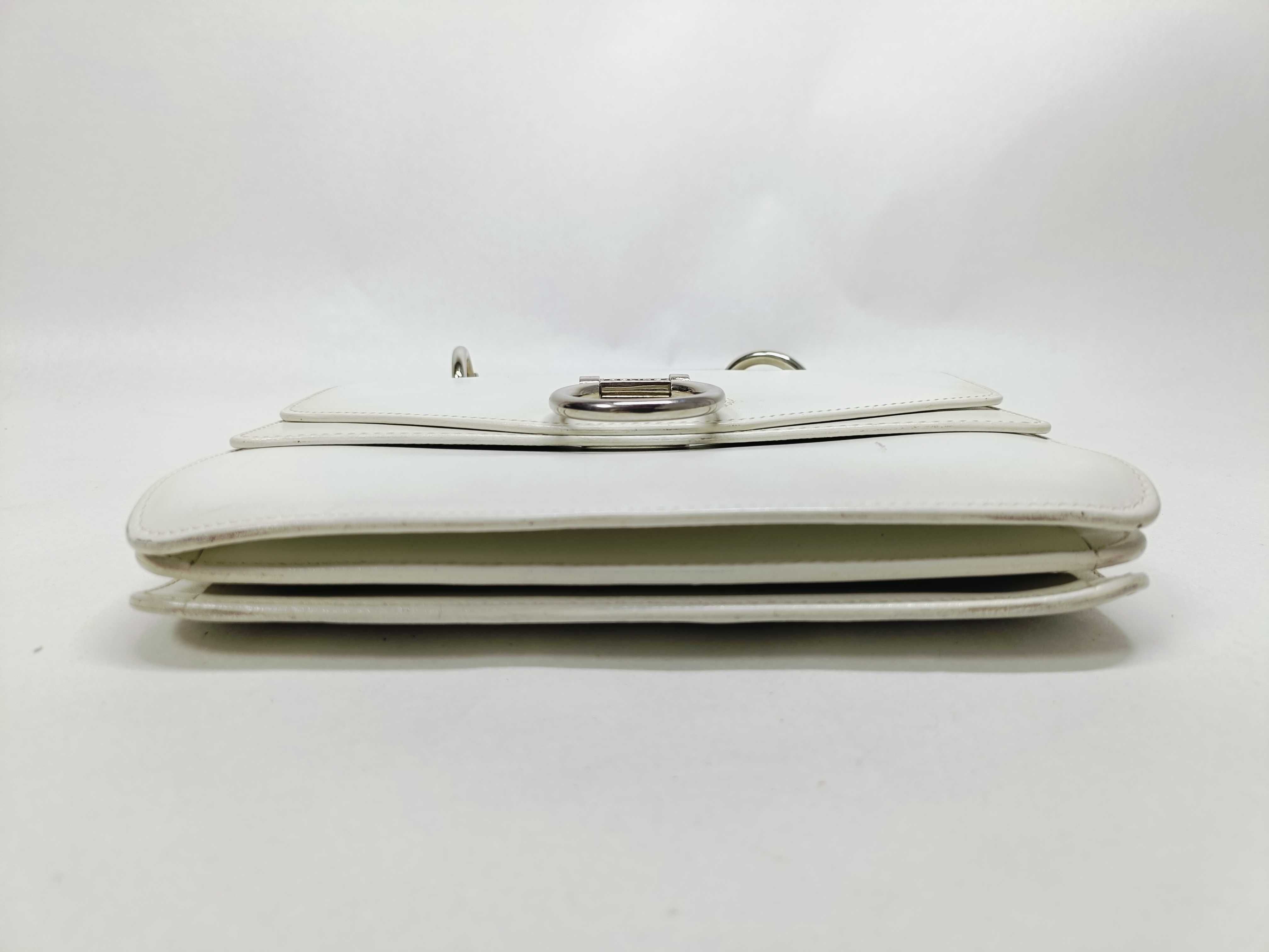 Gancini Handbag, White Handbag — view 7