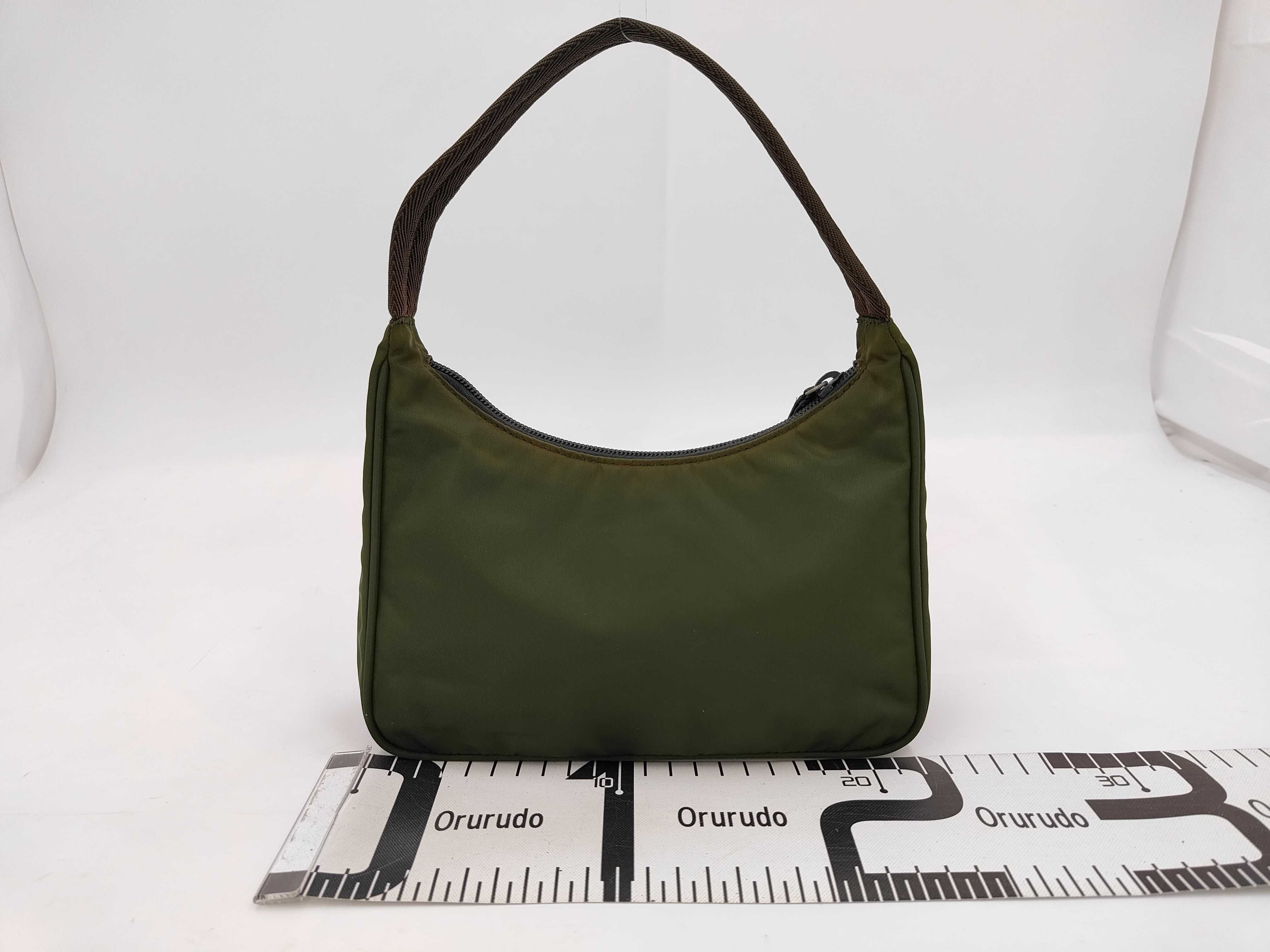 Nylon Triangle Logo Mini Handbag — view 2