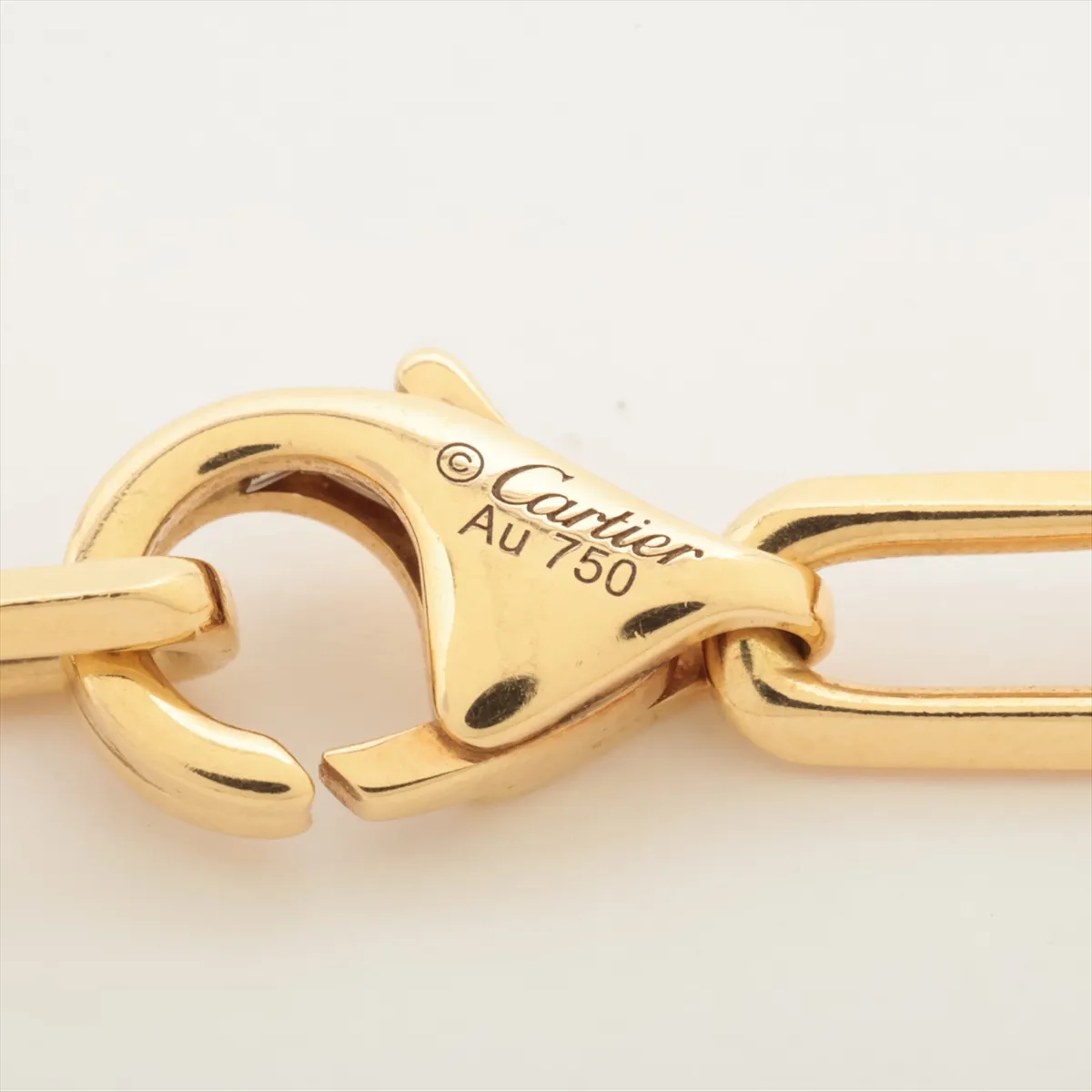 Santos de Cartier Necklace 750 (Yellow Gold) 26.0g TWX651 (Bent clasp) — view 4