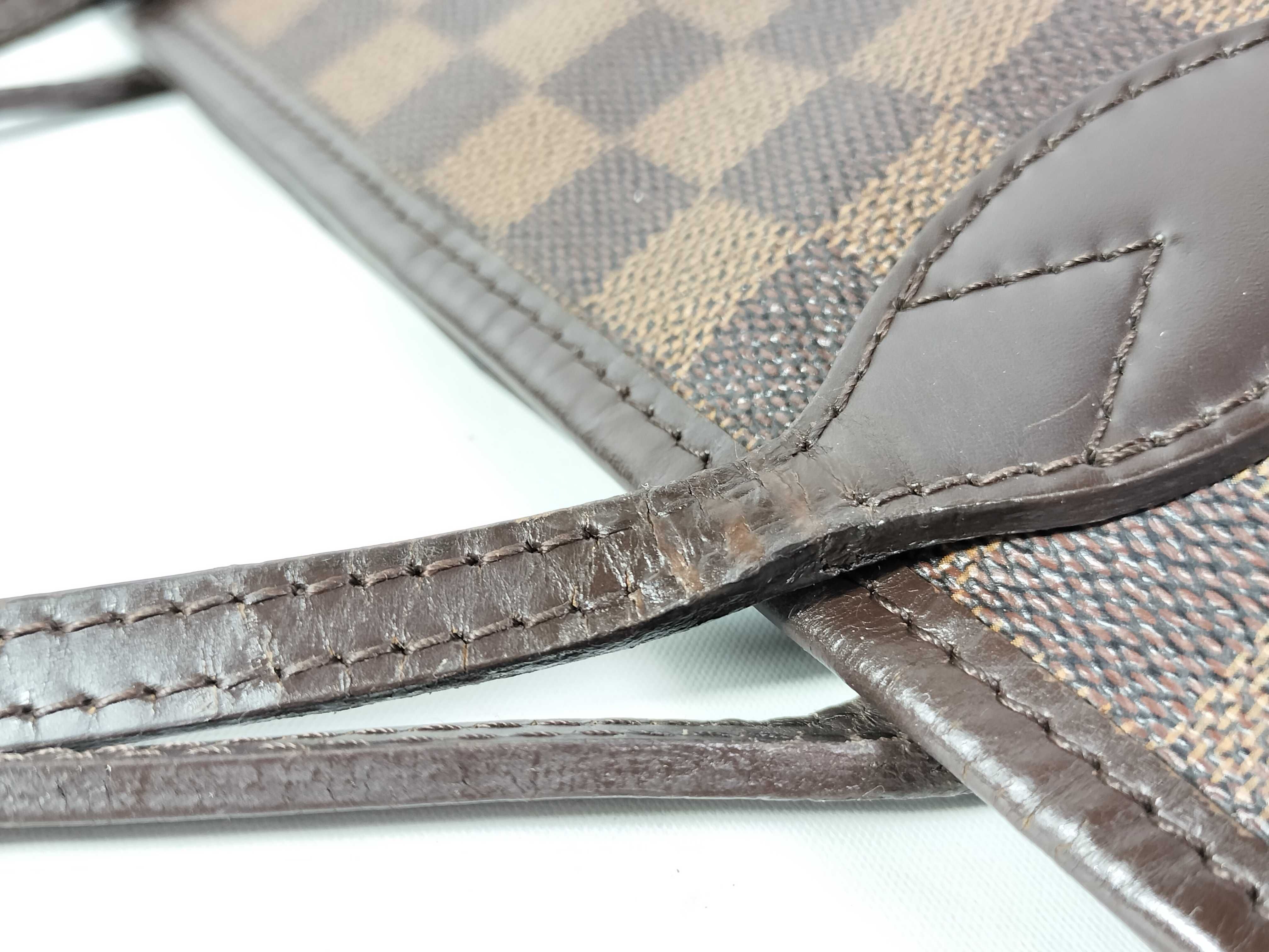 Damier Neverfull N51105 Brown Handbag Tote Bag — view 4