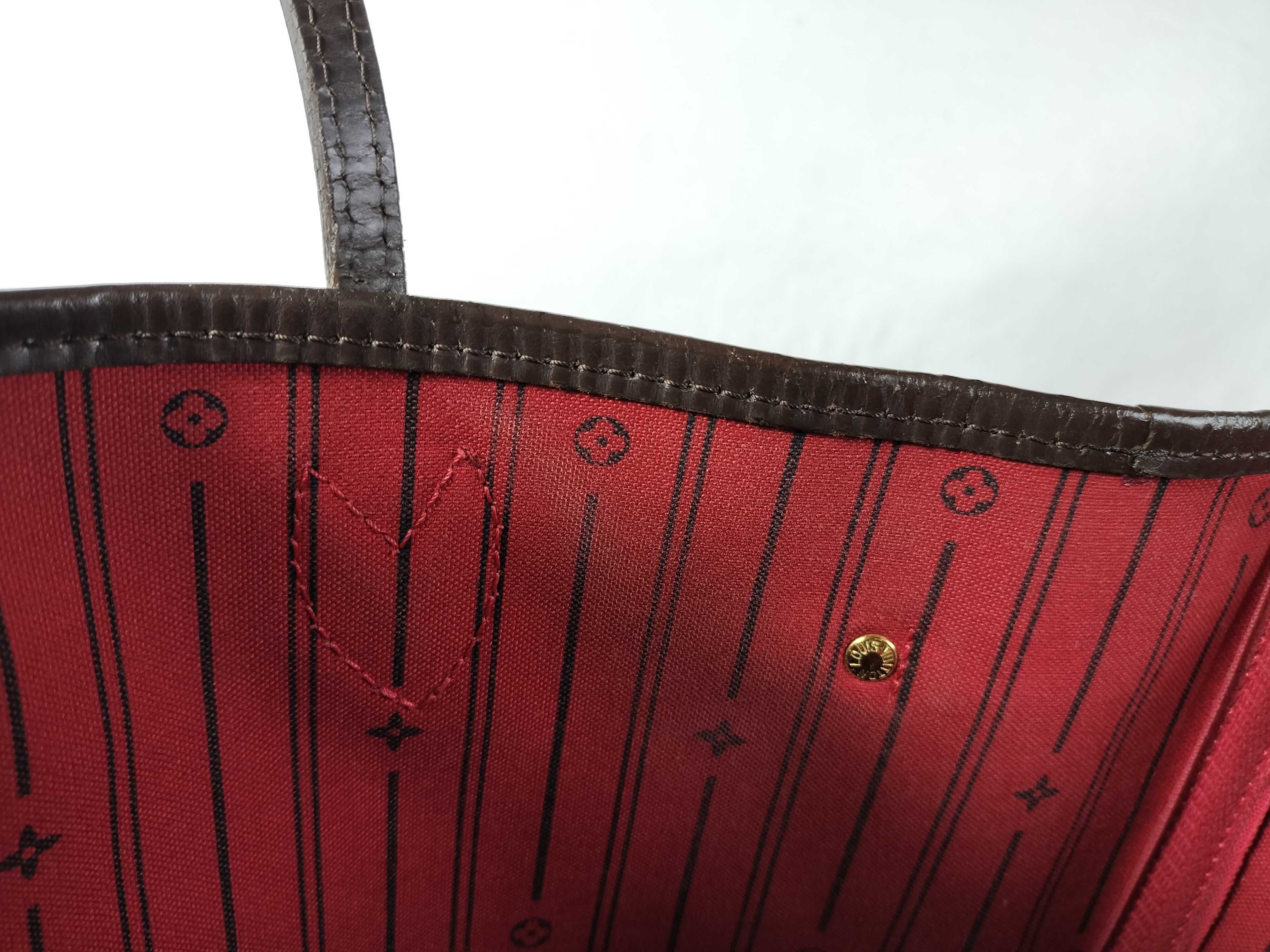 Damier Neverfull N51105 Brown Handbag Tote Bag — view 9