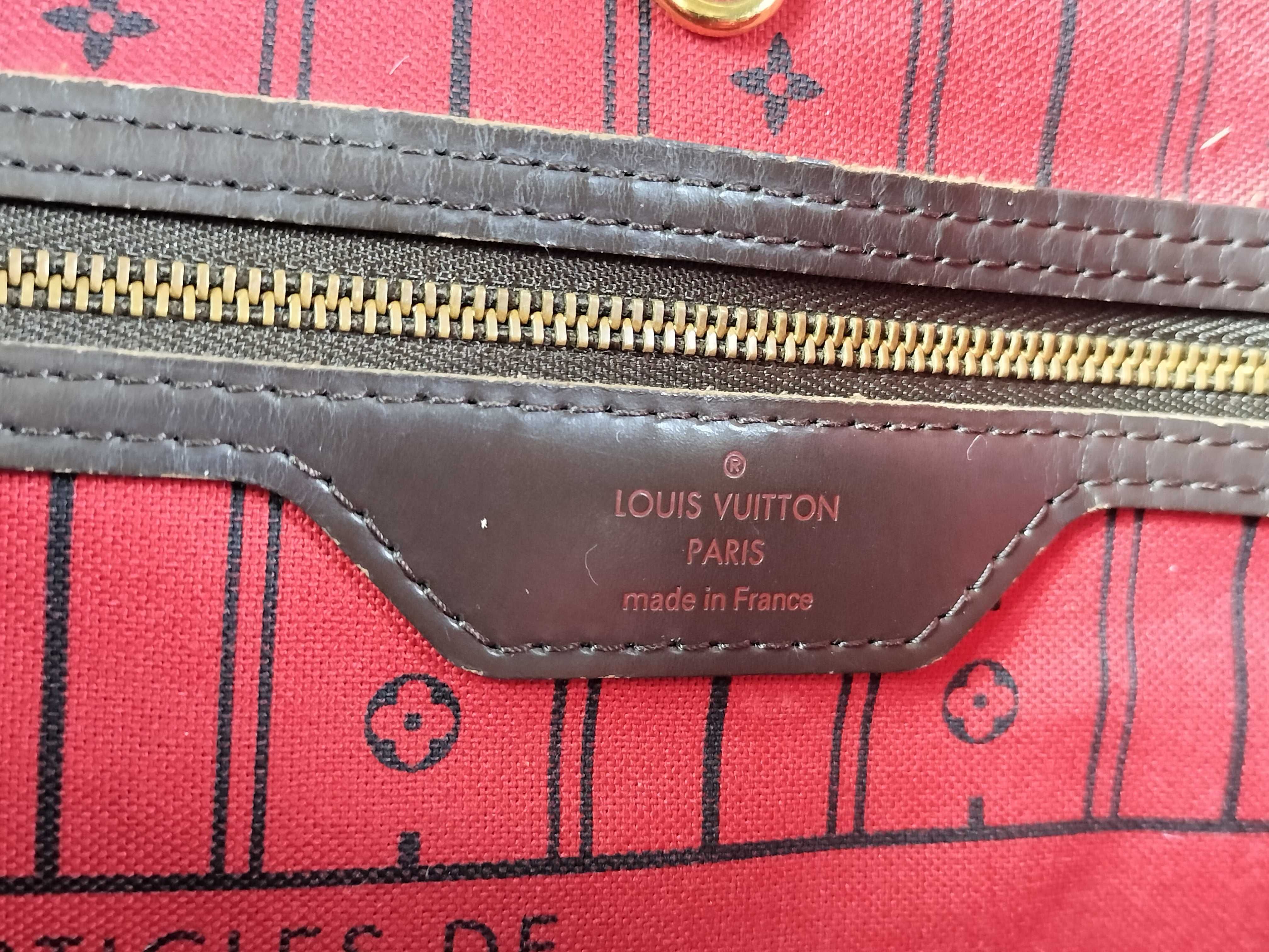 Damier Neverfull N51105 Brown Handbag Tote Bag — view 10