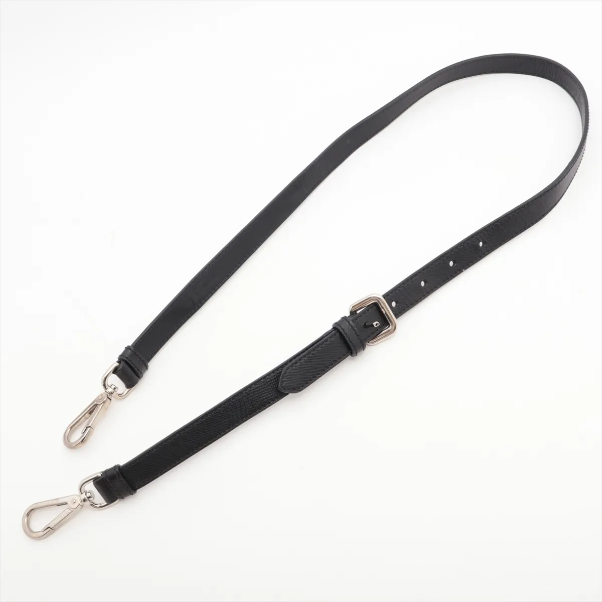 Tessuto Nylon x Leather 2WAY Handbag Black — view 7