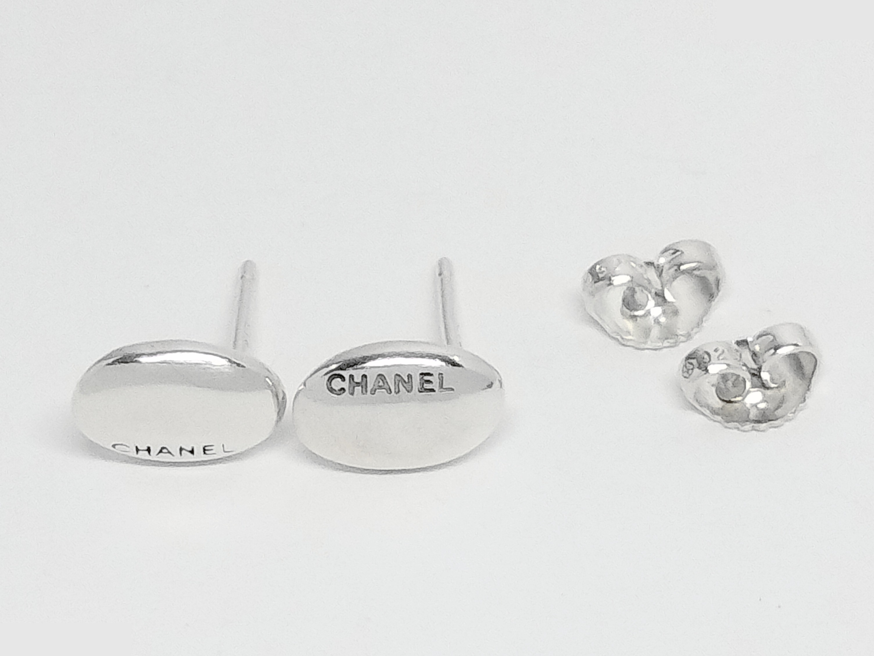 Logo Mini 925/2.6g Silver Earrings