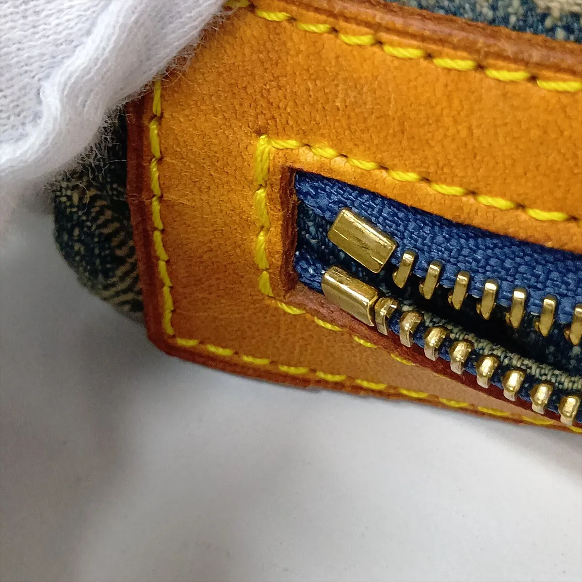 Monogram Denim Baggy PM M95049 FL0076 Blue — view 13