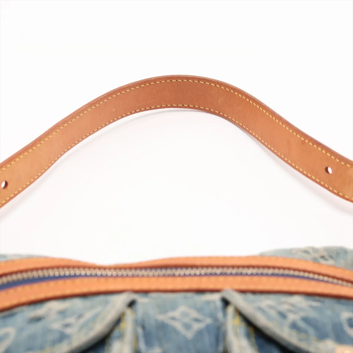 Monogram Denim Baggy PM M95049 FL0076 Blue — view 6