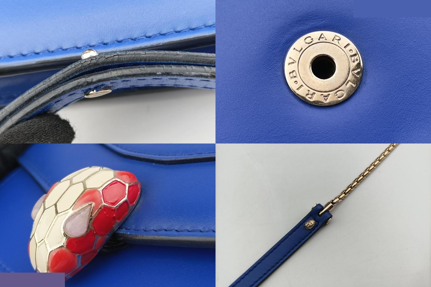 Serpenti Forever Leather Blue — view 12