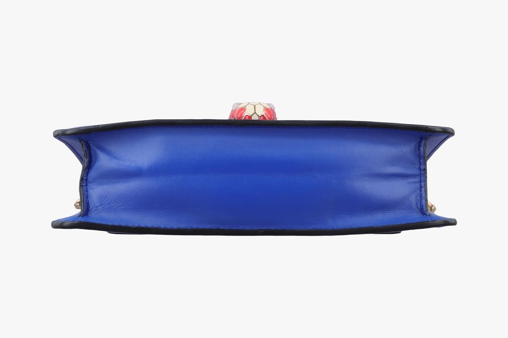 Serpenti Forever Leather Blue — view 3