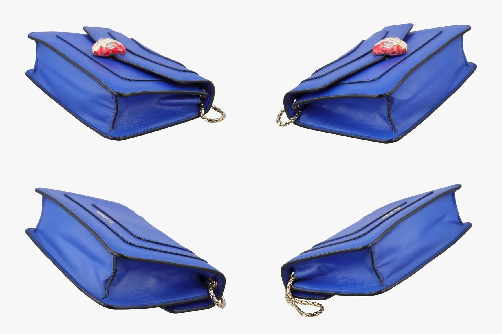 Serpenti Forever Leather Blue — view 4