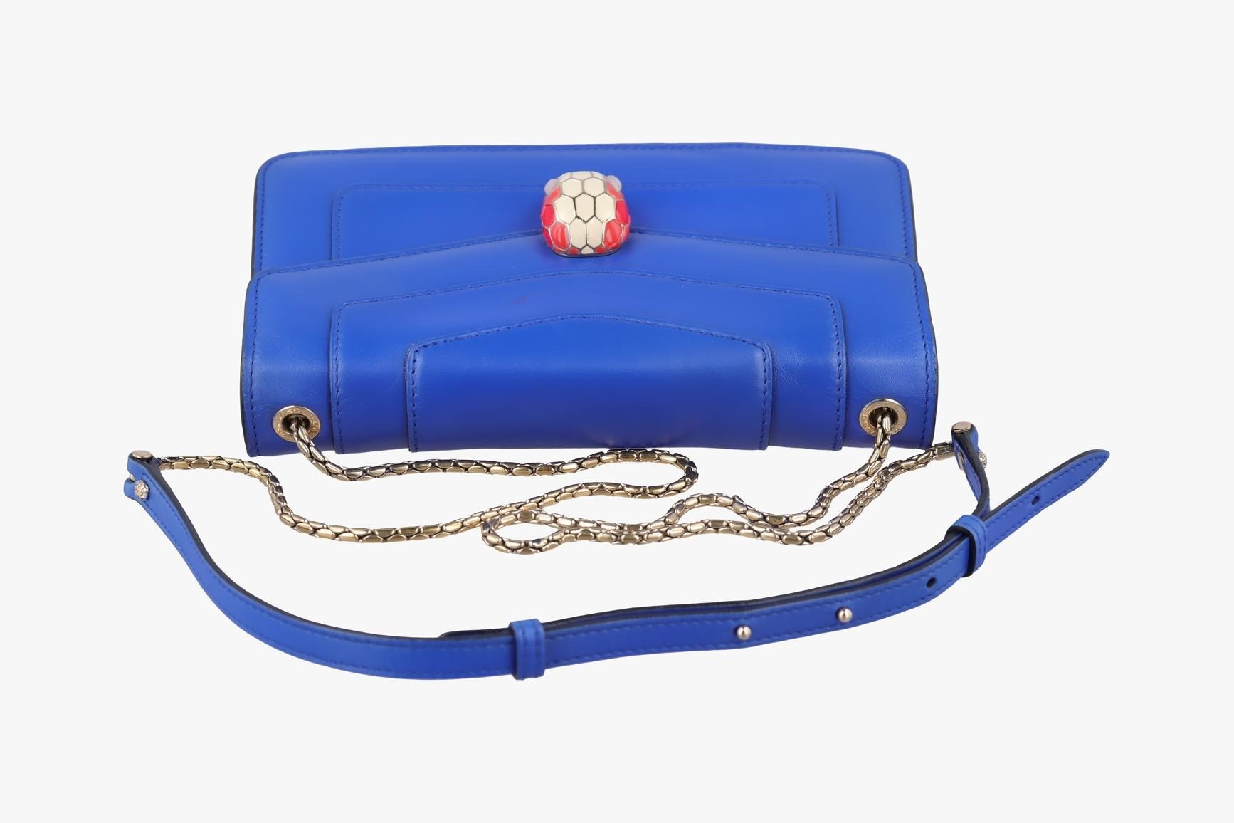 Serpenti Forever Leather Blue — view 5