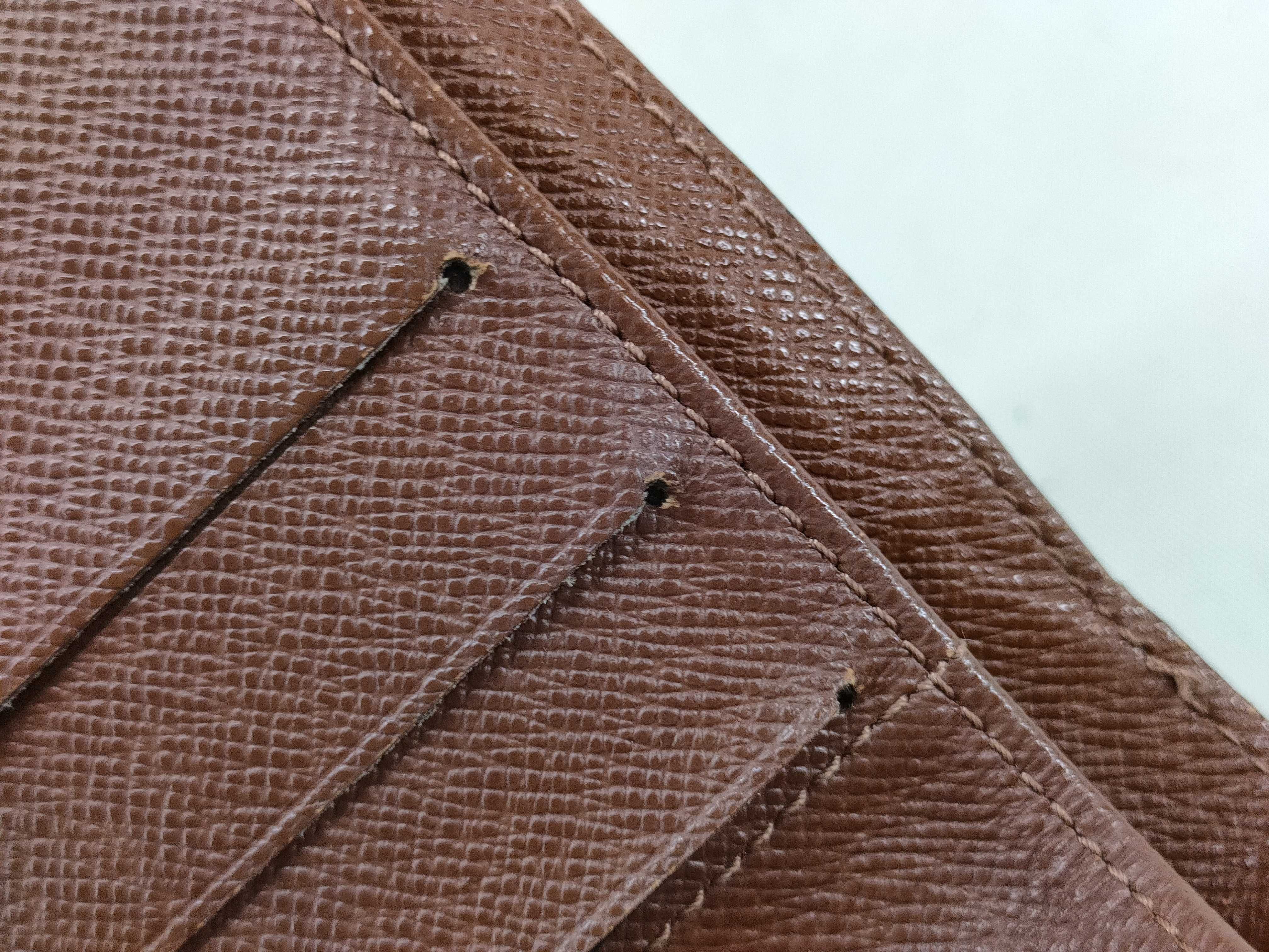 Monogram Louis Vuitton Monogram Compact Zip Bi-fold Wallet Brown M61667 MI1002 Wallet — view 14