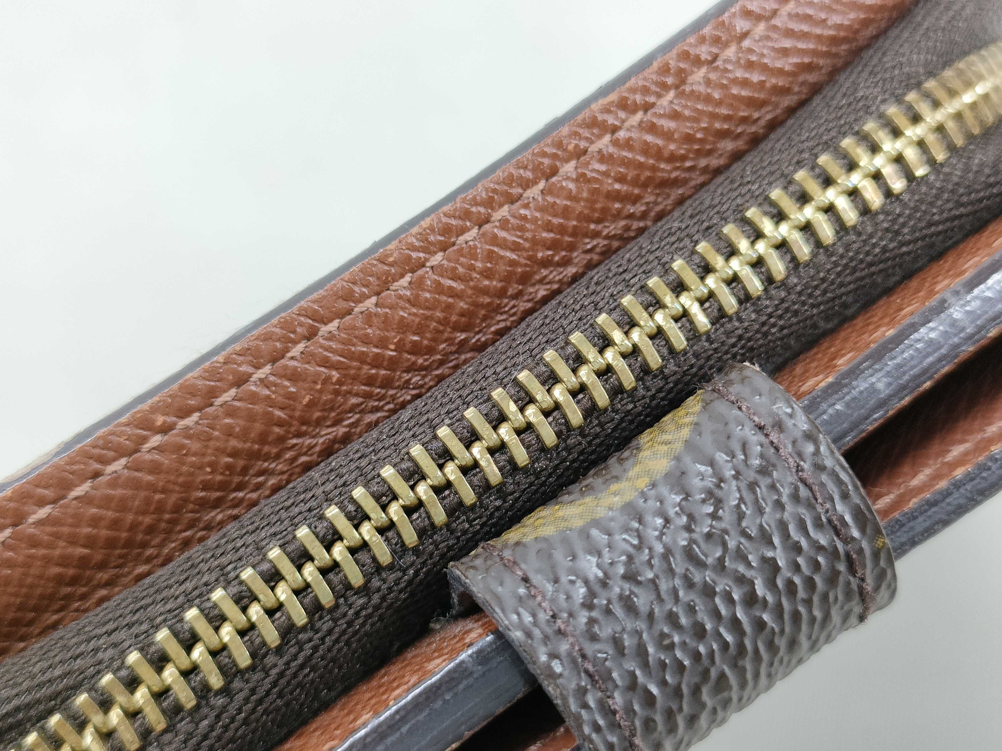 Monogram Louis Vuitton Monogram Compact Zip Bi-fold Wallet Brown M61667 MI1002 Wallet — view 6