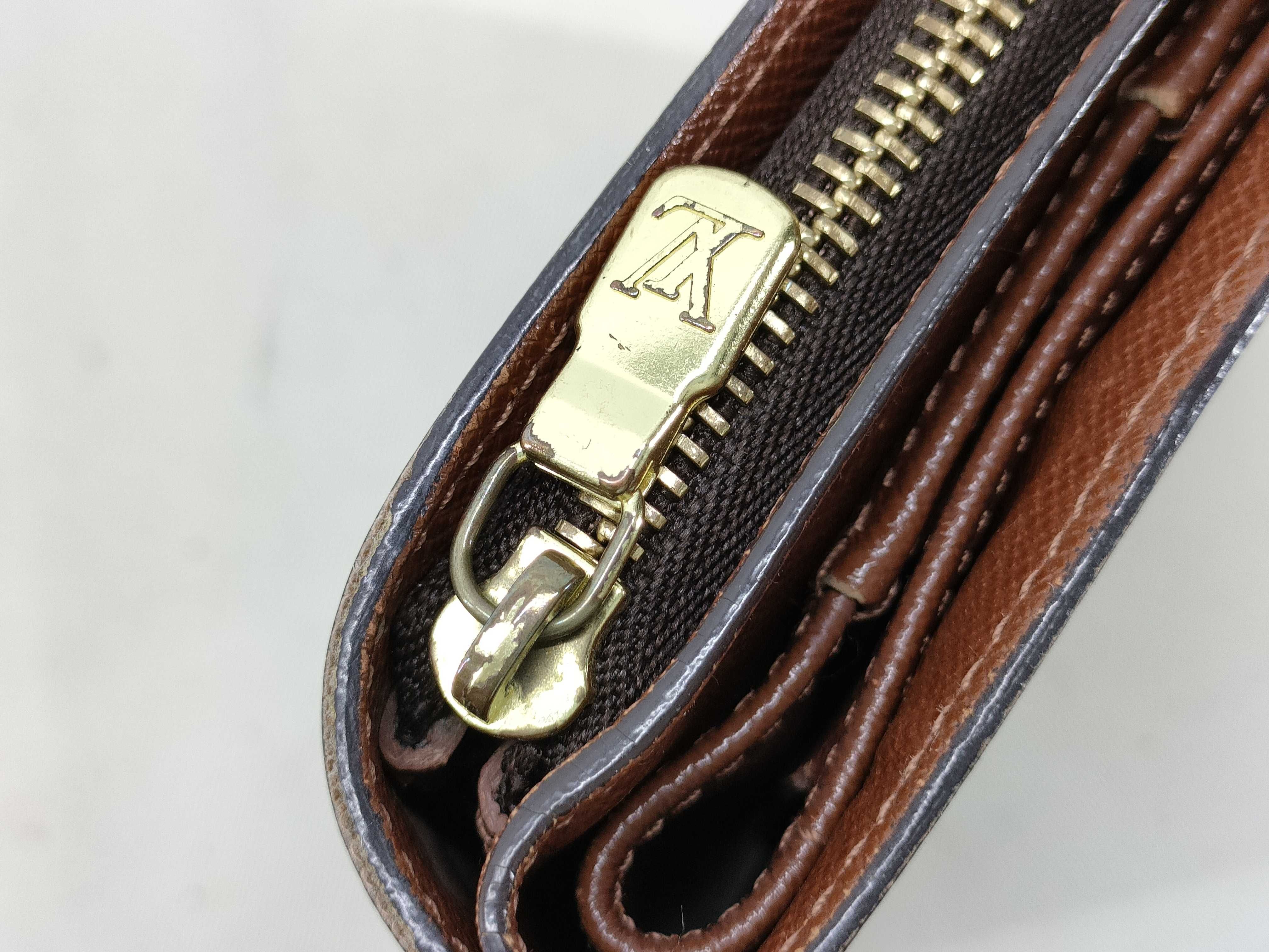 Monogram Louis Vuitton Monogram Compact Zip Bi-fold Wallet Brown M61667 MI1002 Wallet — view 7