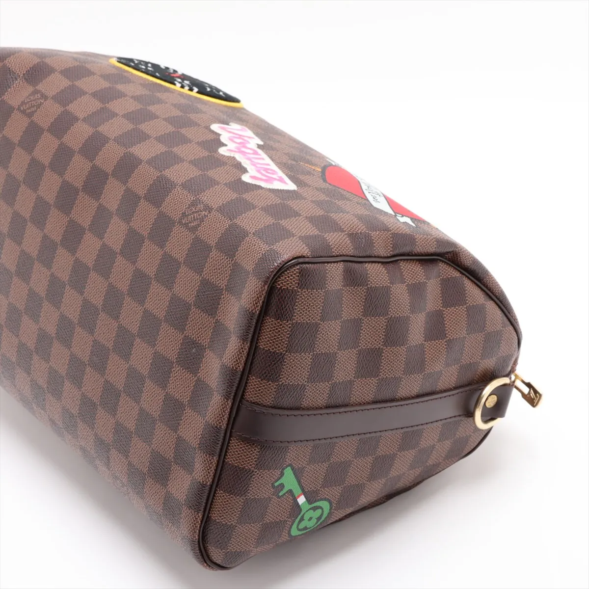 Damier Patches Speedy Bandoulière 30 Patches N40060 AA3178 Brown — view 3