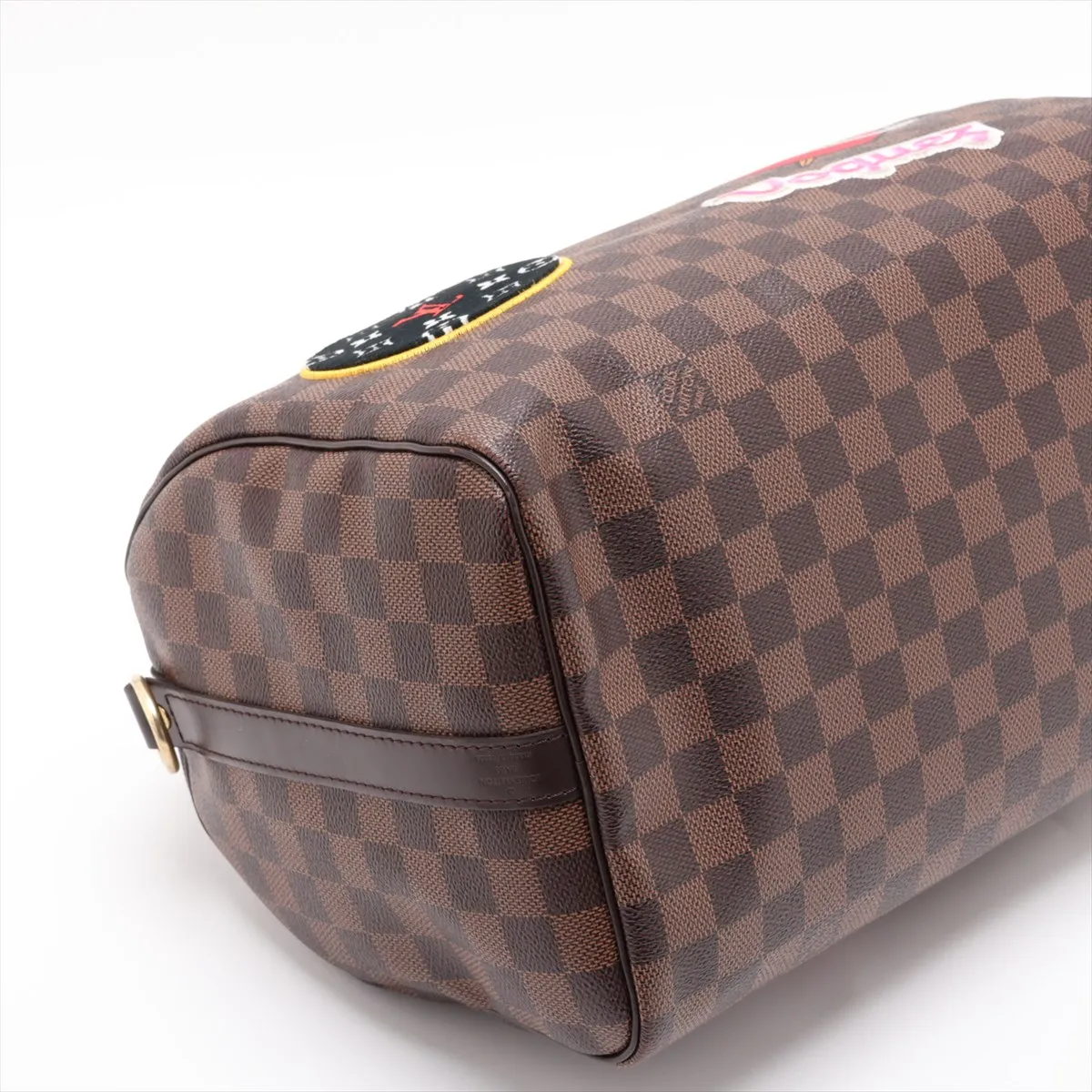 Damier Patches Speedy Bandoulière 30 Patches N40060 AA3178 Brown — view 4
