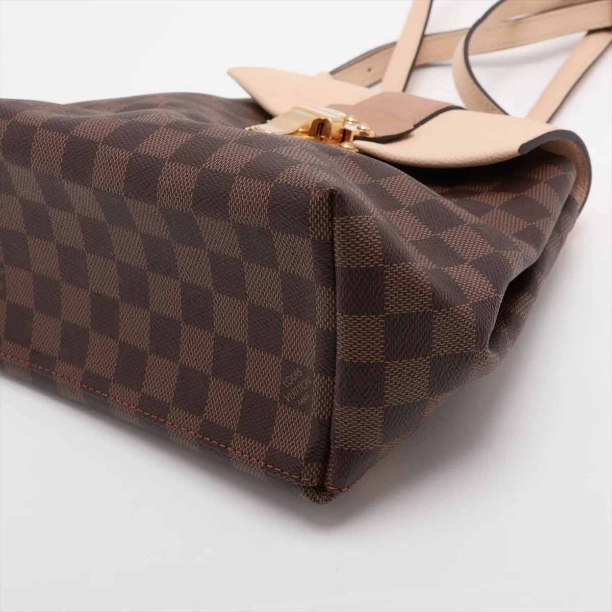 Damier Clapton Backpack N42259 SR2199 Brown x Beige (RFID detected) — view 3
