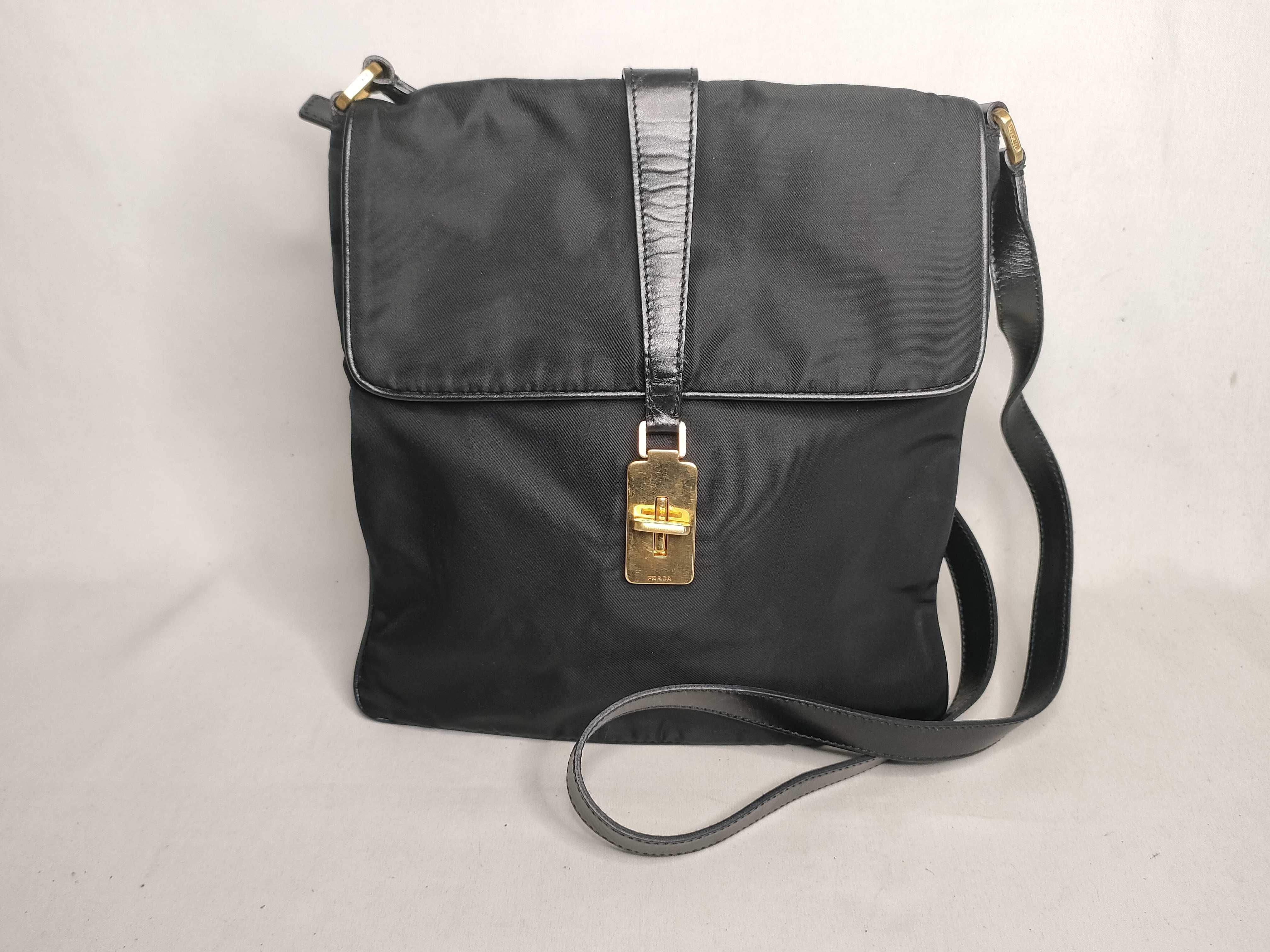 Nylon Prada Tessuto Nylon Shoulder Bag Black Shoulder Bag
