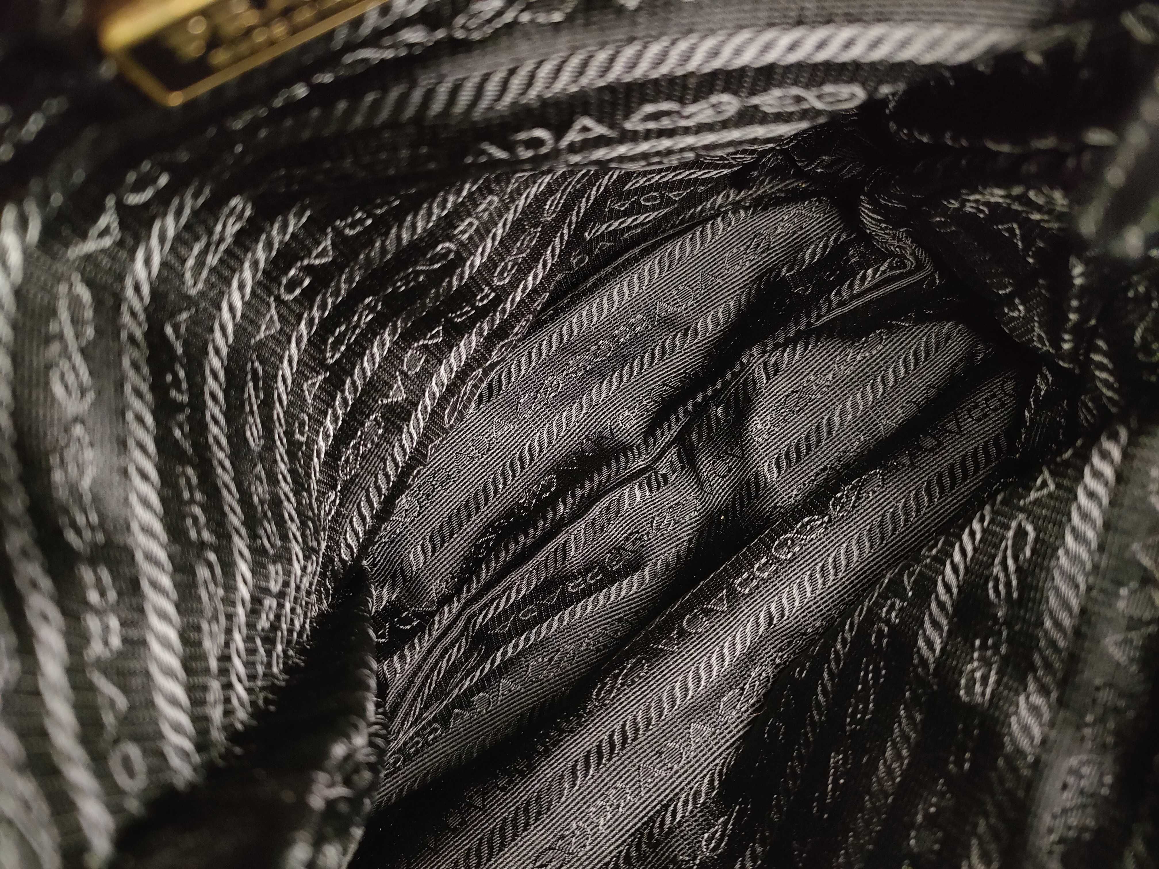 Nylon Prada Tessuto Nylon Shoulder Bag Black Shoulder Bag — view 10