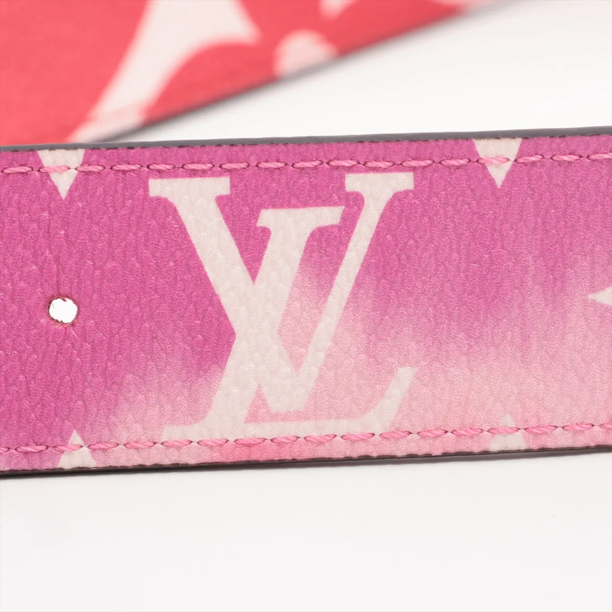 M0258W LV Escal Suntulle LV Iconic Belt PVC Pink x Red — view 5