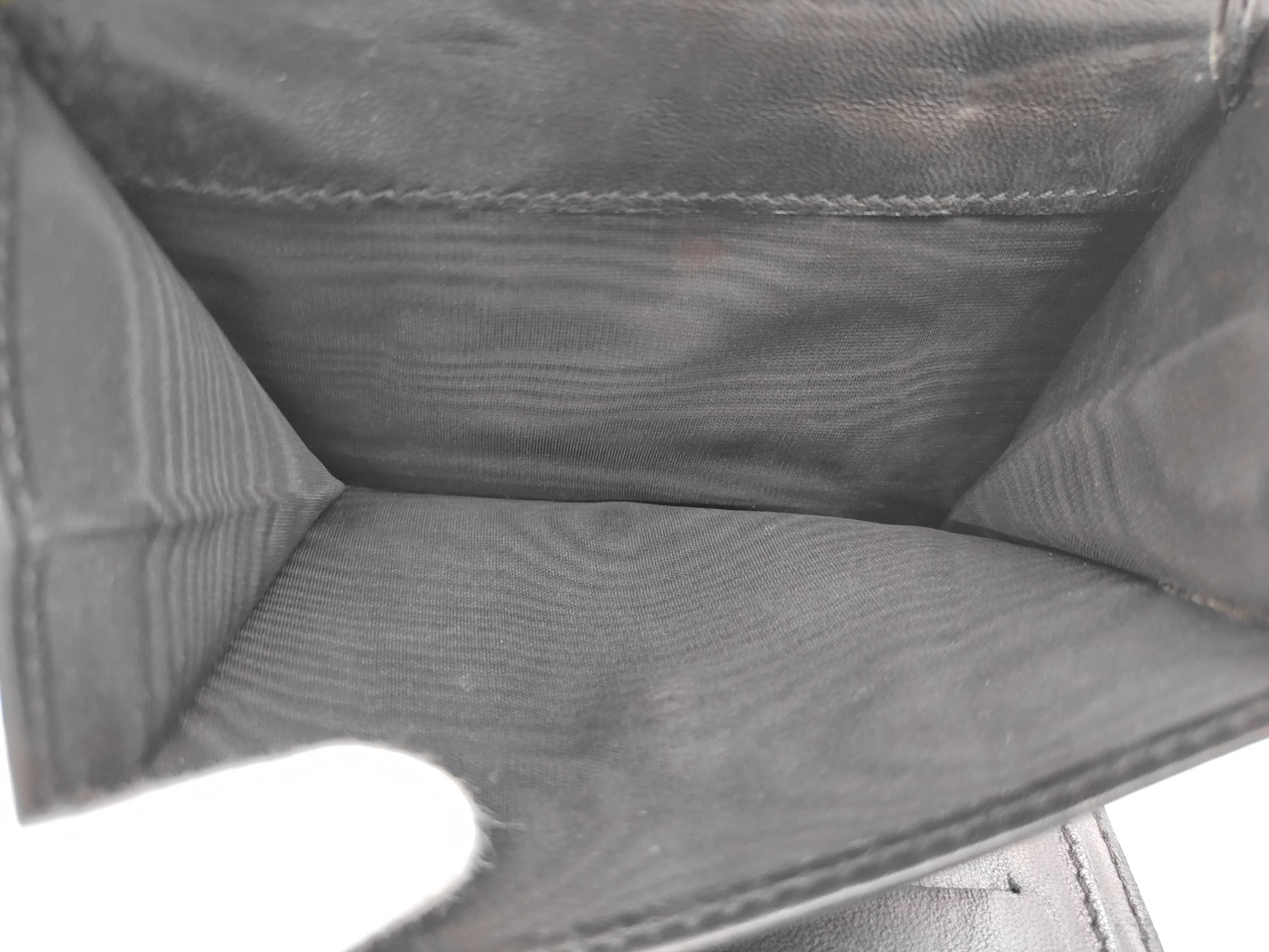 Patent Leather Black Folding Wallet — view 6