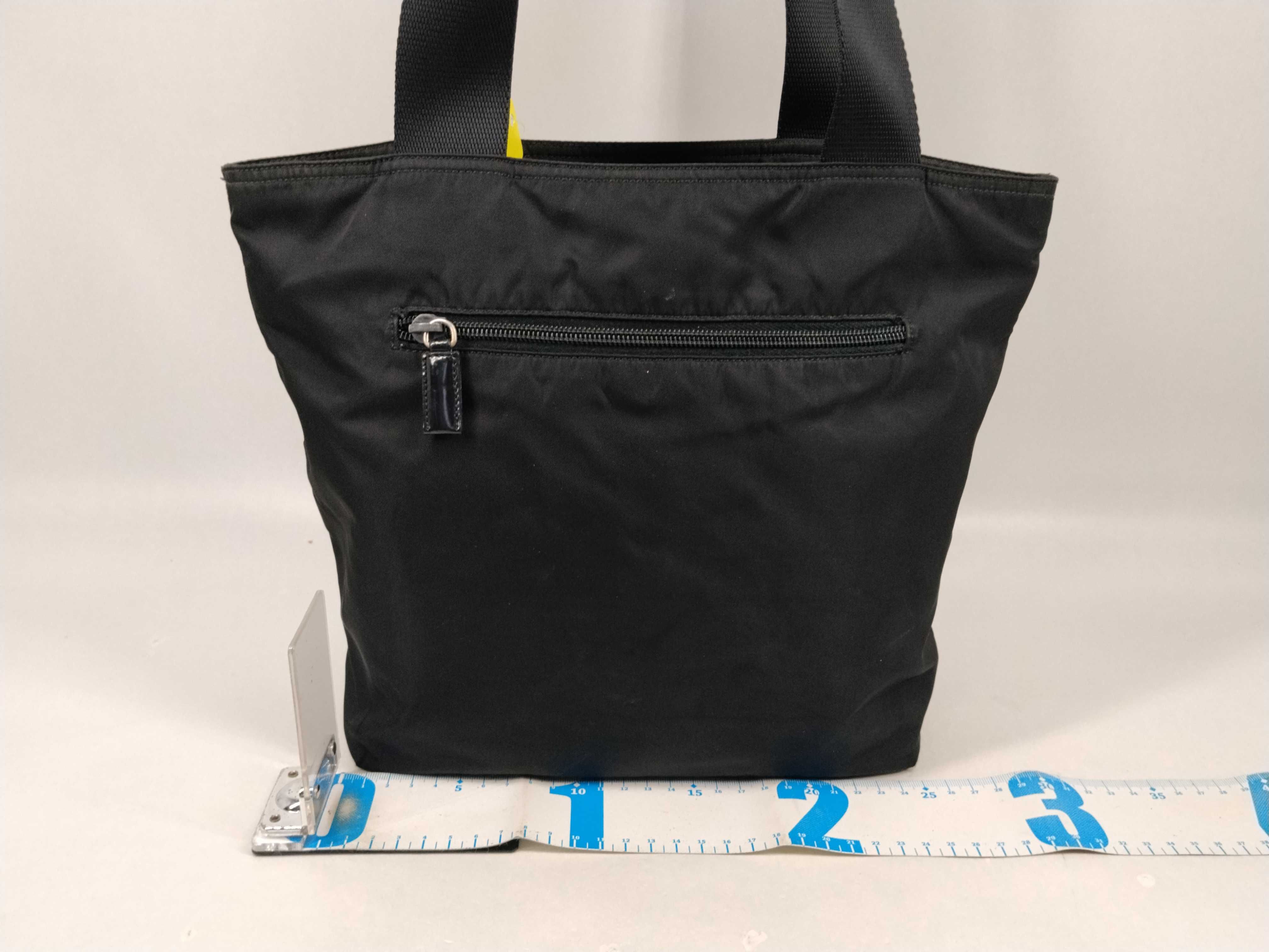 Nylon Tote Bag (Black) — view 2