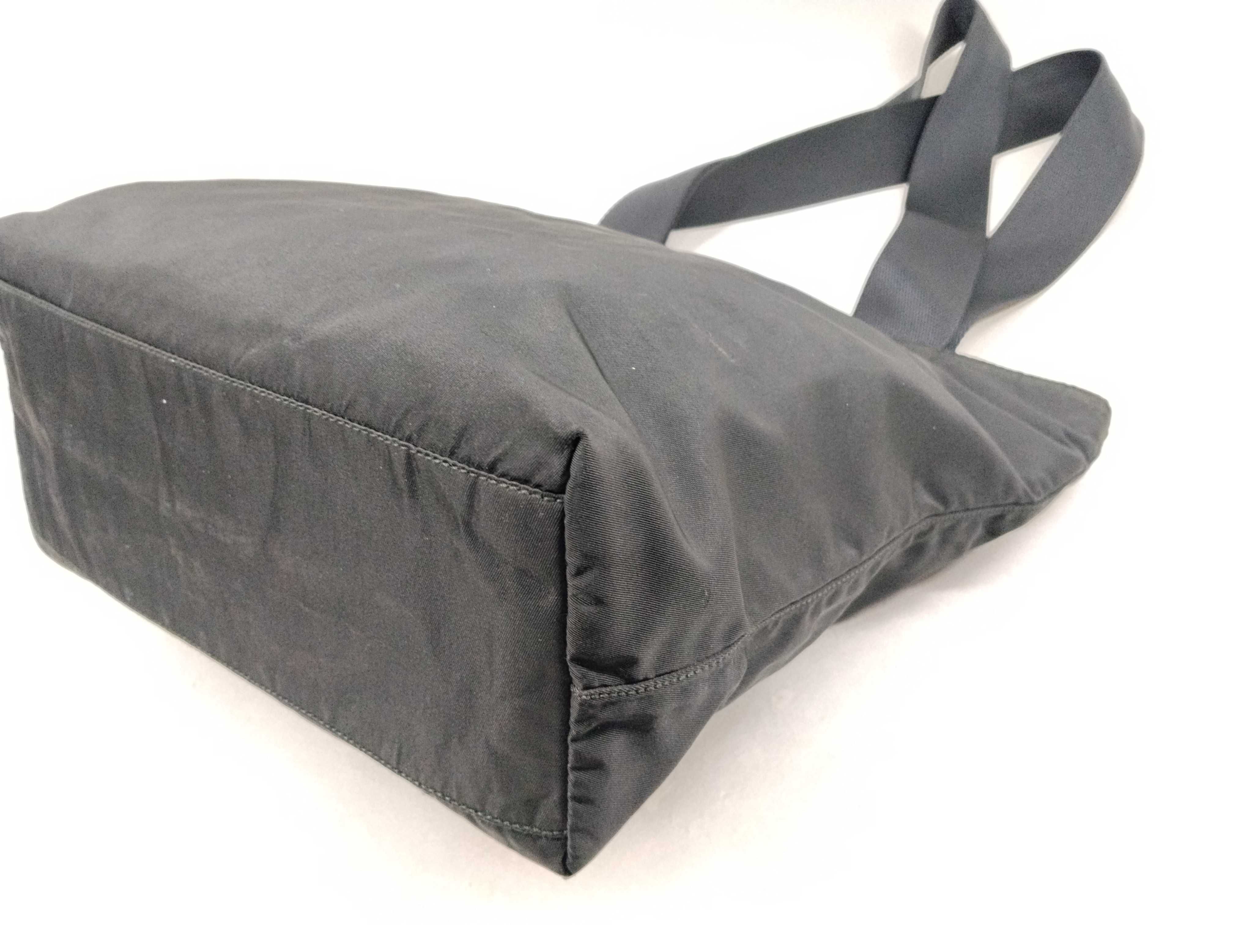 Nylon Tote Bag (Black) — view 6