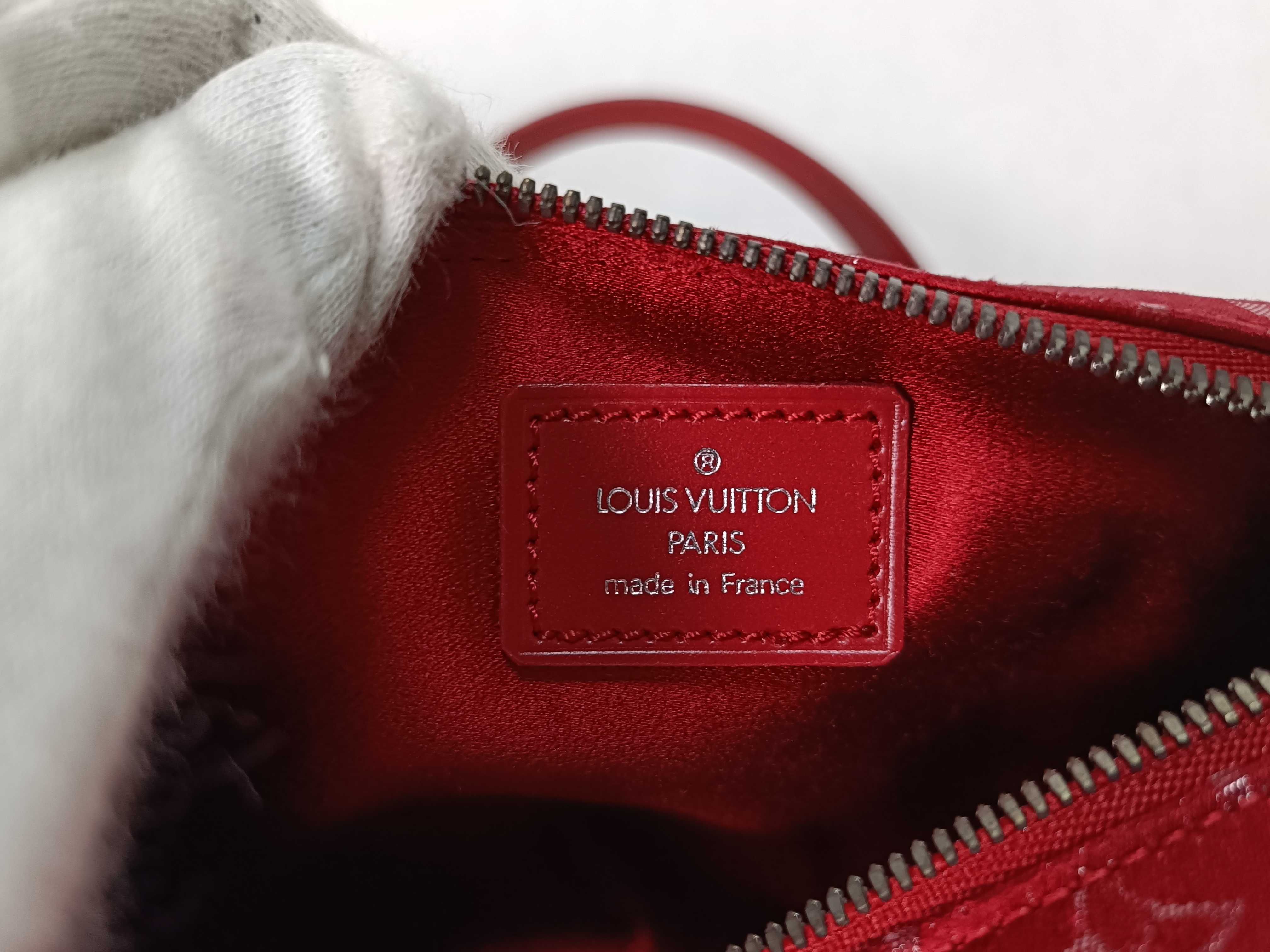 Monogram Satin Little Papillon M92353 TH0092 Red Handbag — view 11