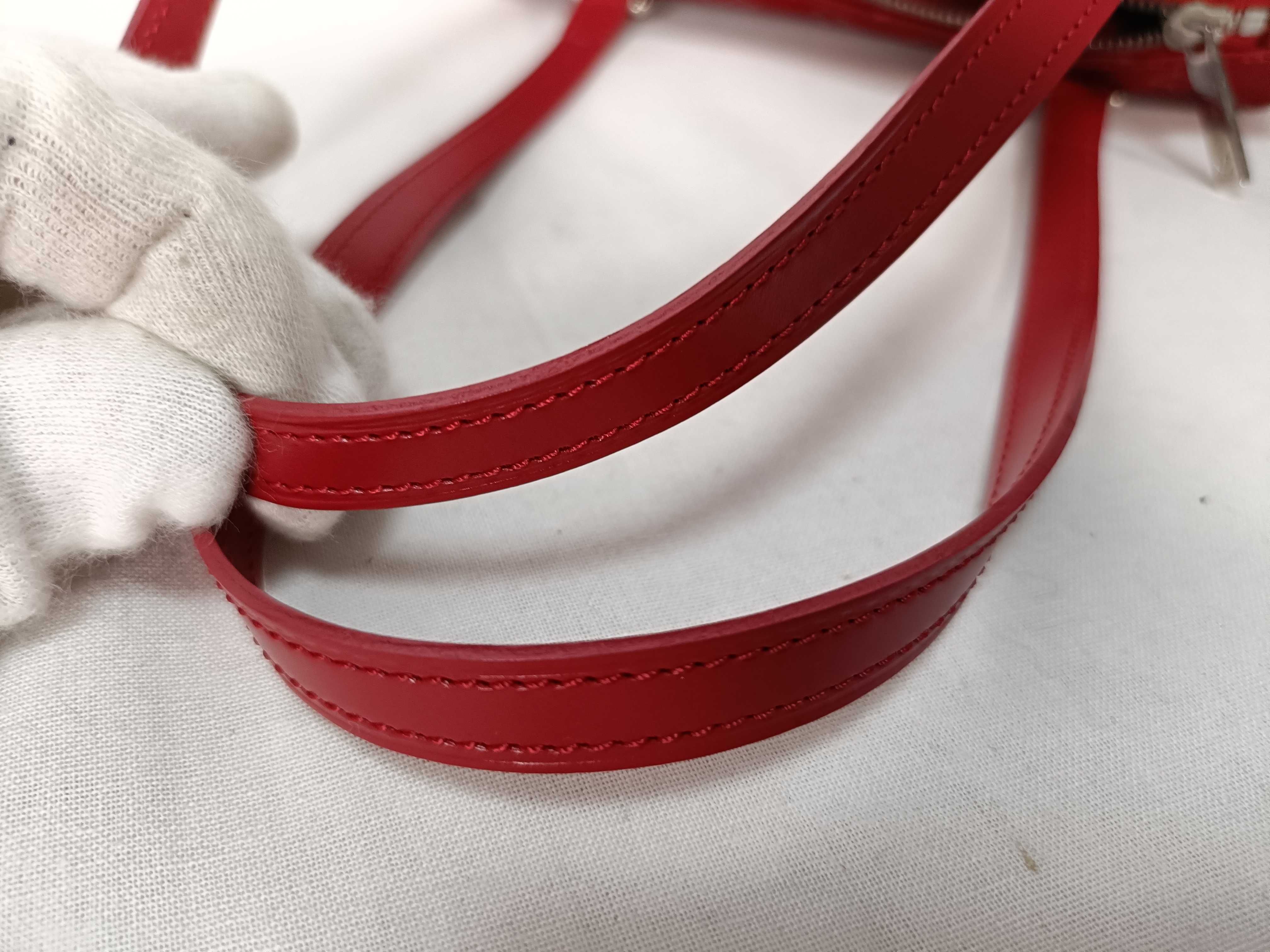 Monogram Satin Little Papillon M92353 TH0092 Red Handbag — view 5