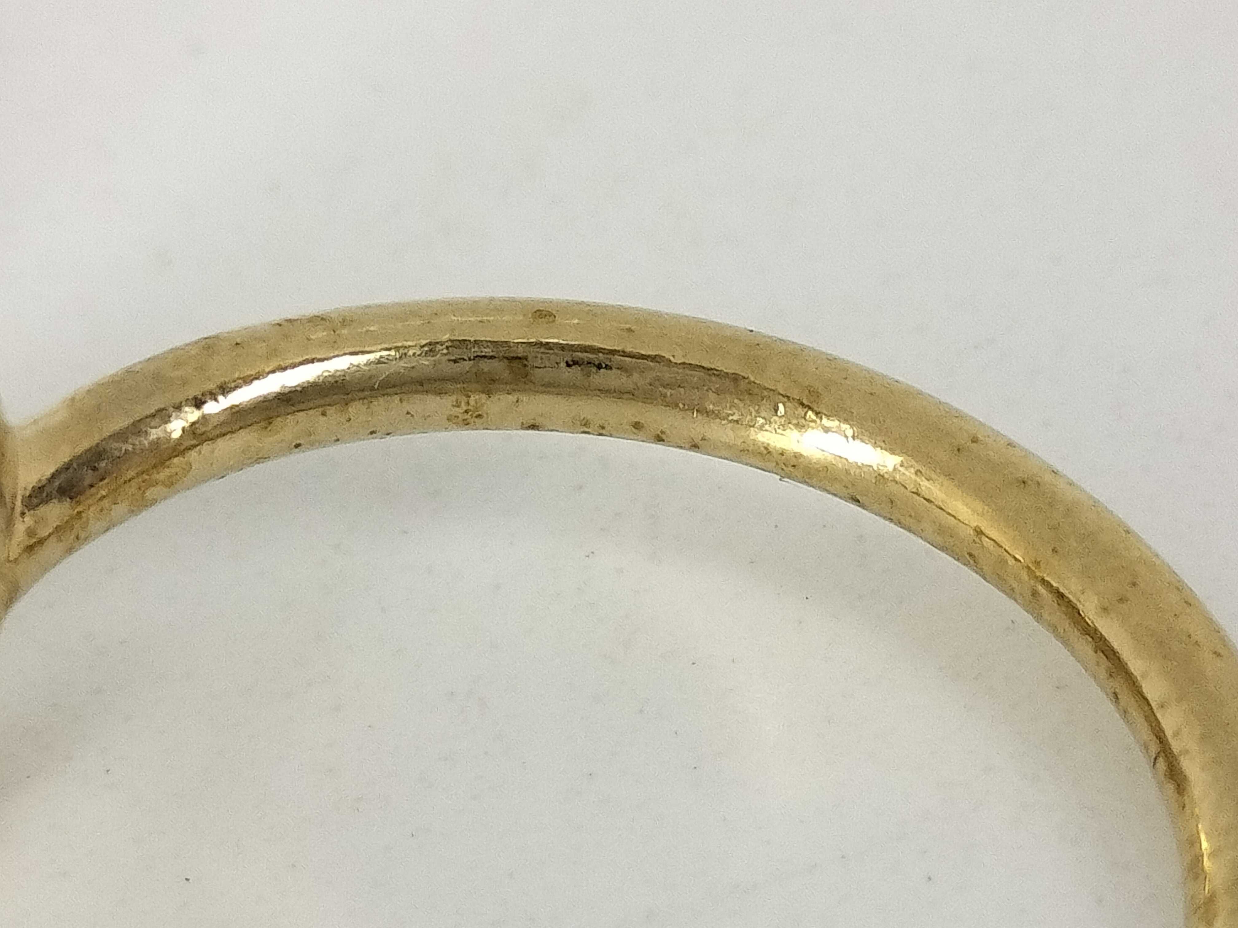 Resin Pearl Eiffel Tower Ring — view 7