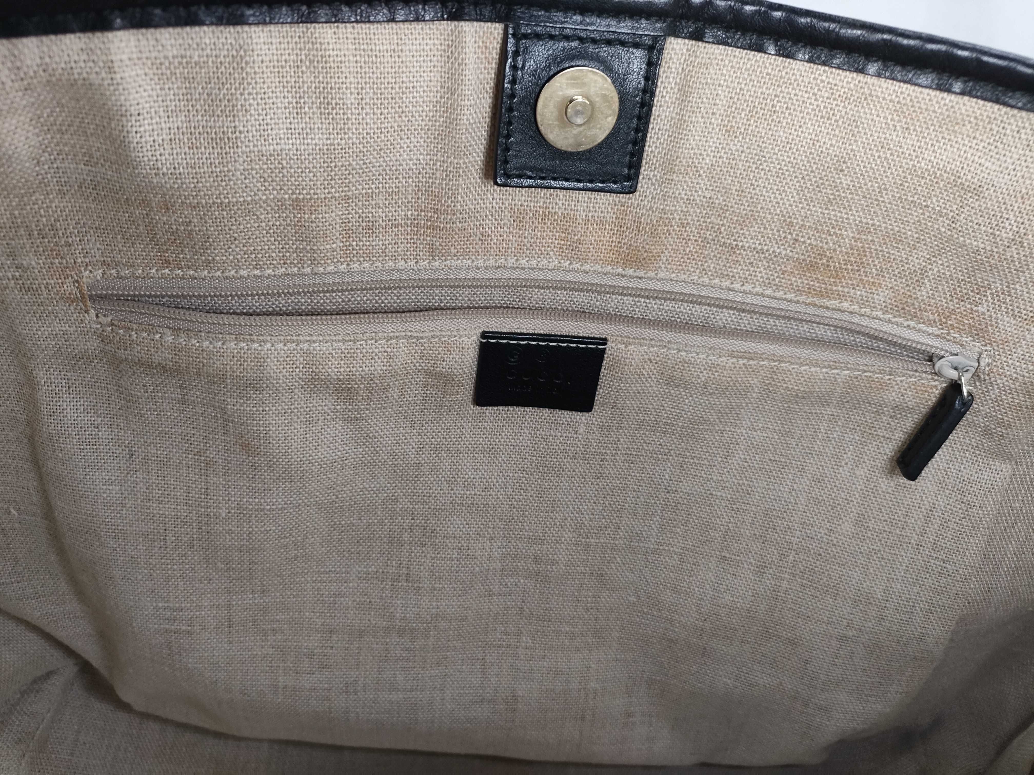 Microguccissima Leather Tote Bag 449647 Tote Bag — view 13