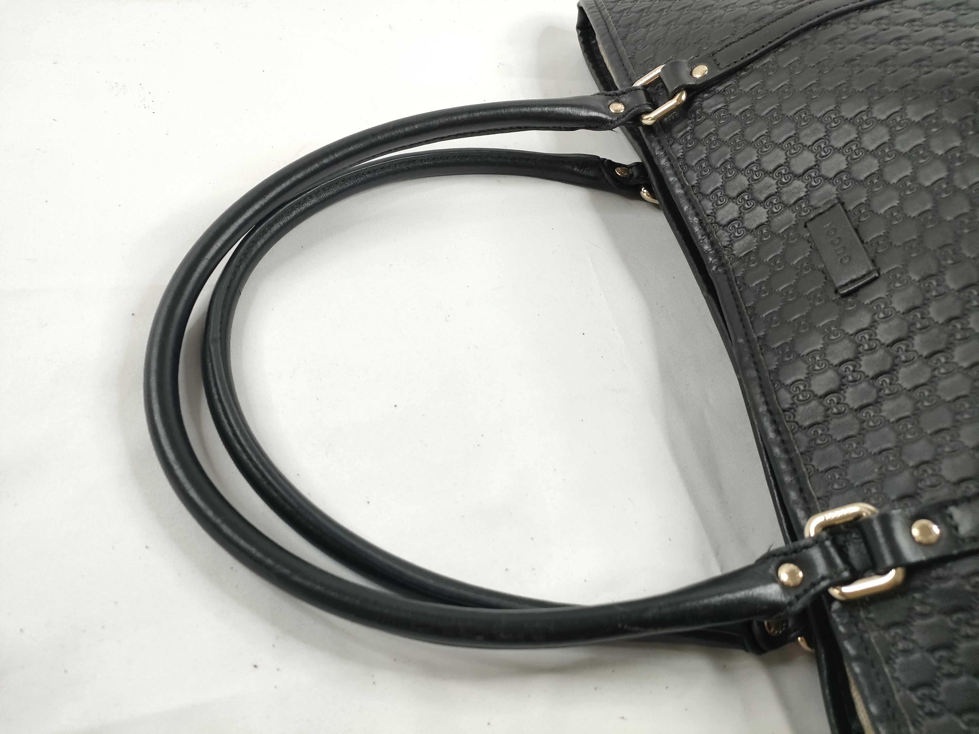 Microguccissima Leather Tote Bag 449647 Tote Bag — view 6