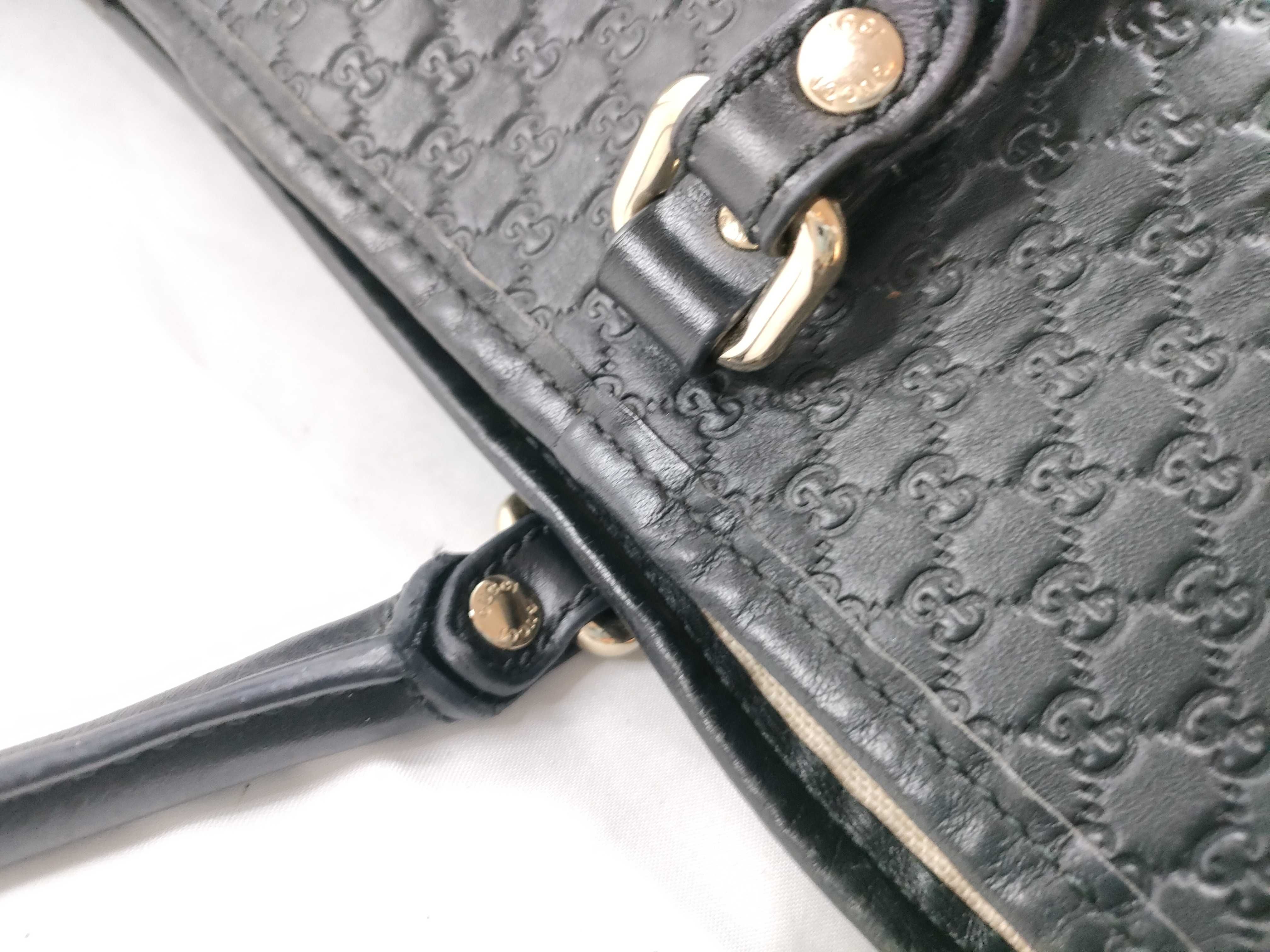 Microguccissima Leather Tote Bag 449647 Tote Bag — view 8