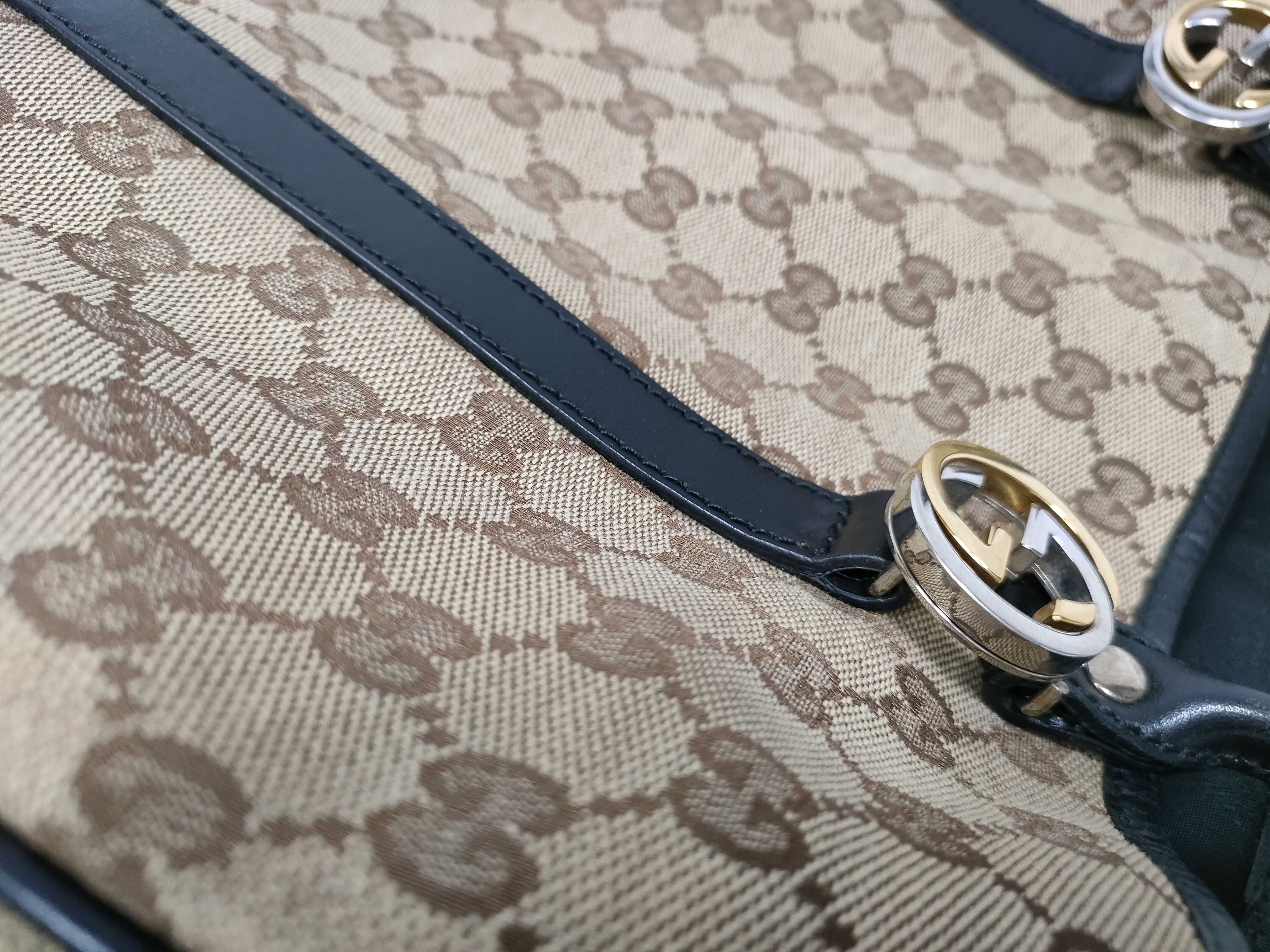 GG Canvas GG Twins Tote Bag — view 8