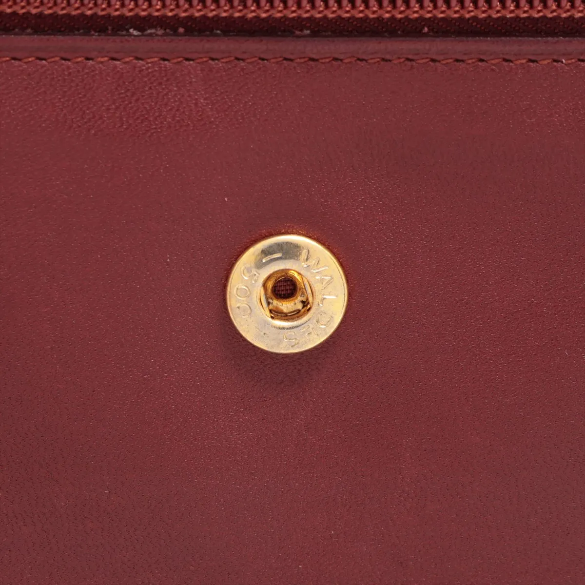 Mustline Leather Long Wallet Bordeaux — view 9