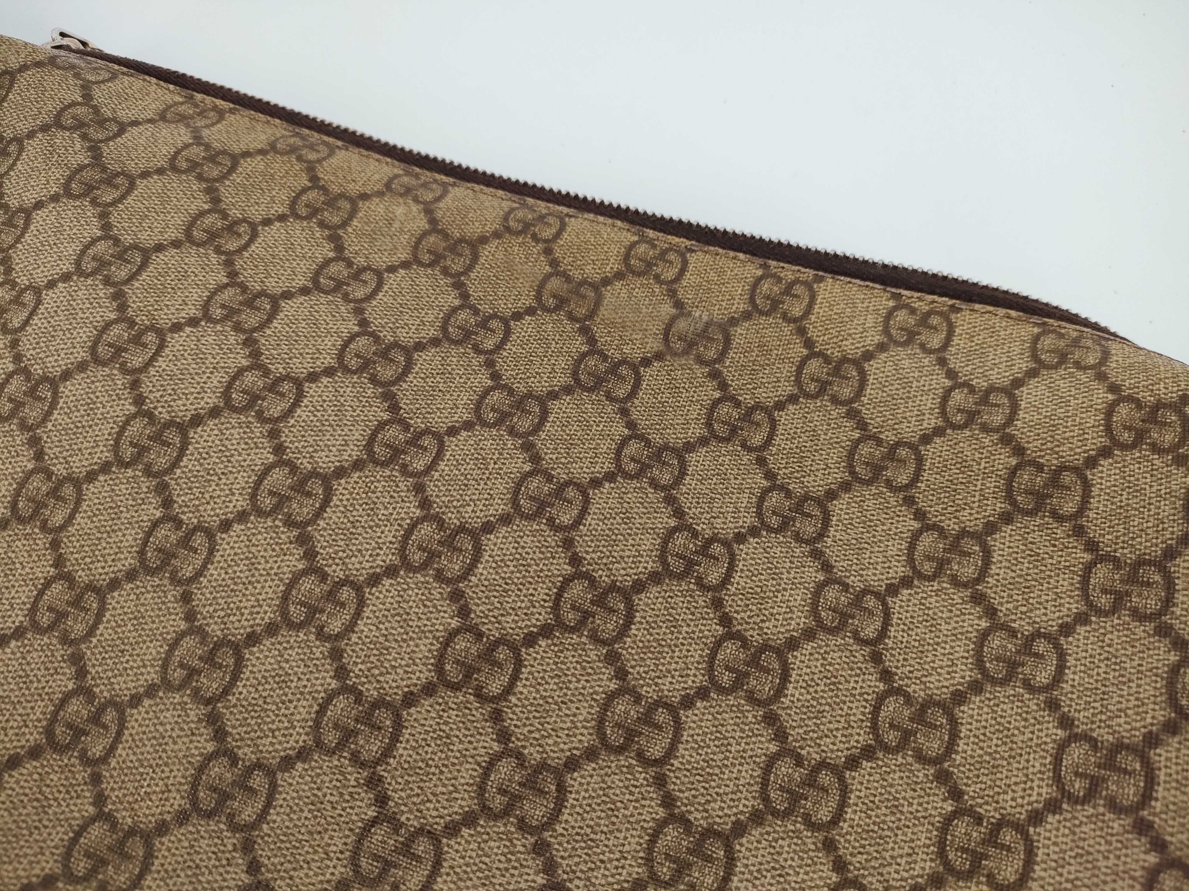 GG Canvas Shoulder Bag, Brown — view 14