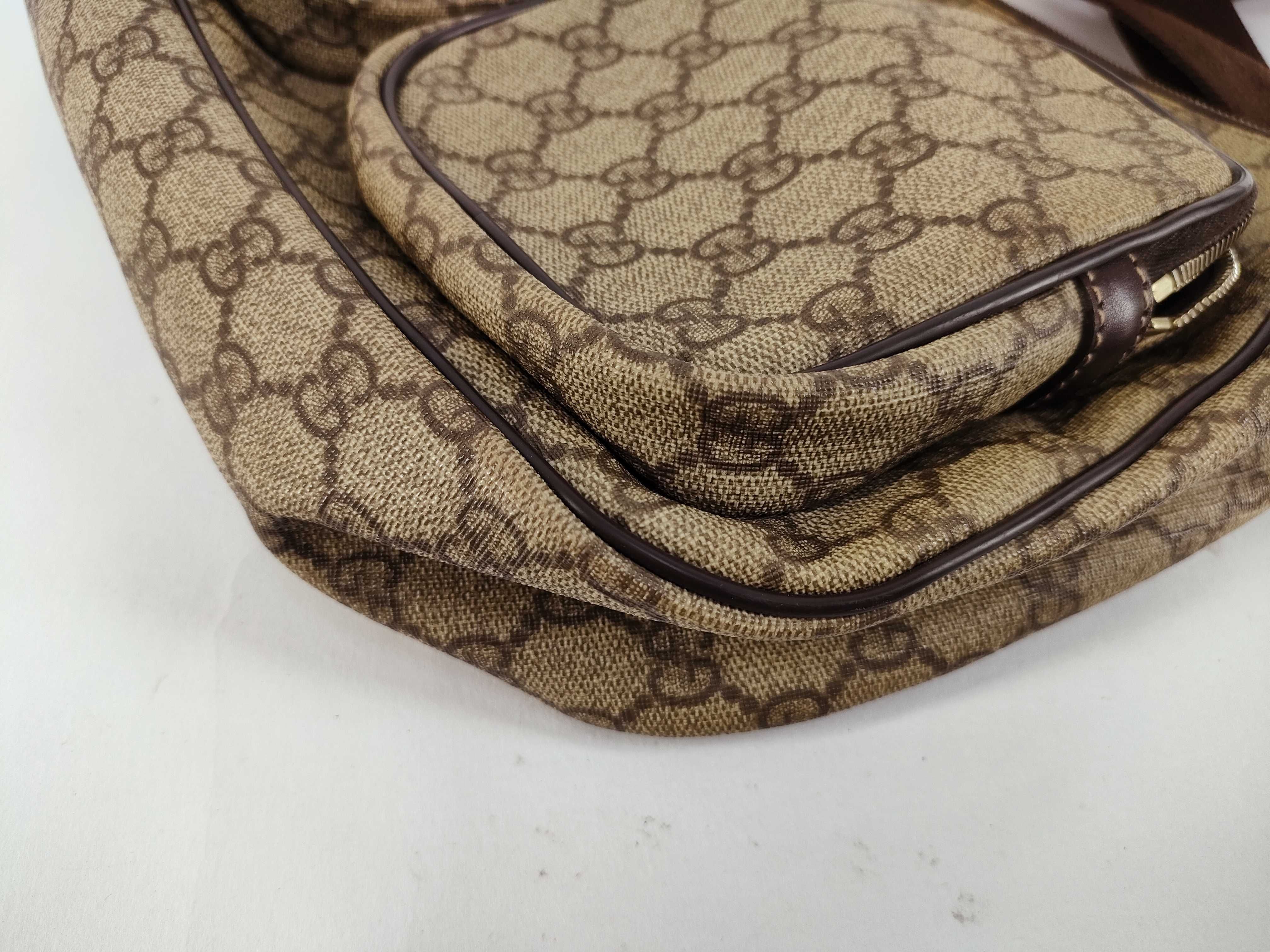 GG Canvas Shoulder Bag, Brown — view 6