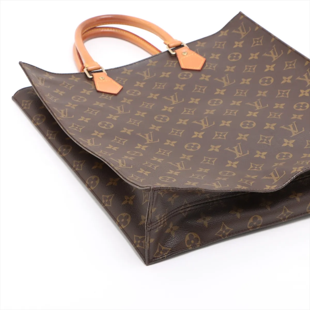 Monogram Sac Plat M51140, serial number unclear, brown. — view 4