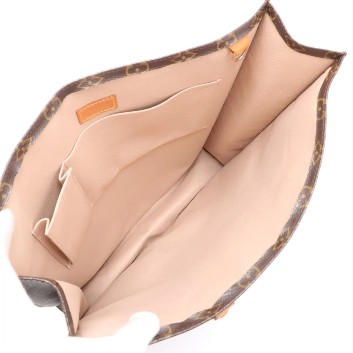 Monogram Sac Plat M51140, serial number unclear, brown. — view 7