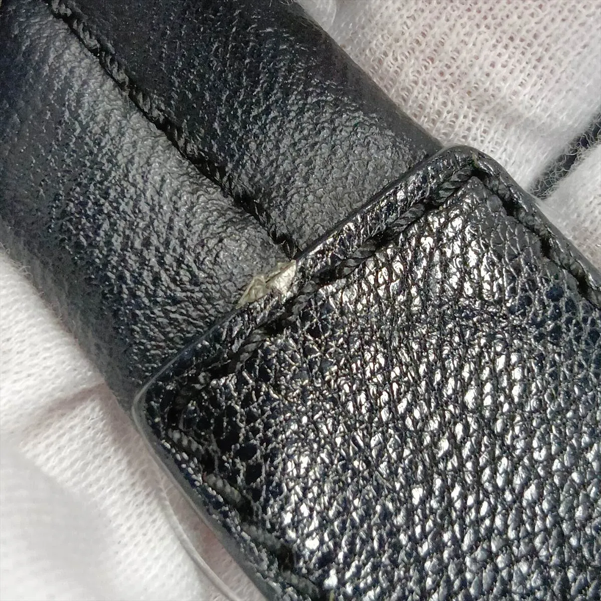 Paris Biarritz PM Coated Canvas Tote Bag, Black with Silver Hardware, Item No. 11199003, Series No. 11 — view 14